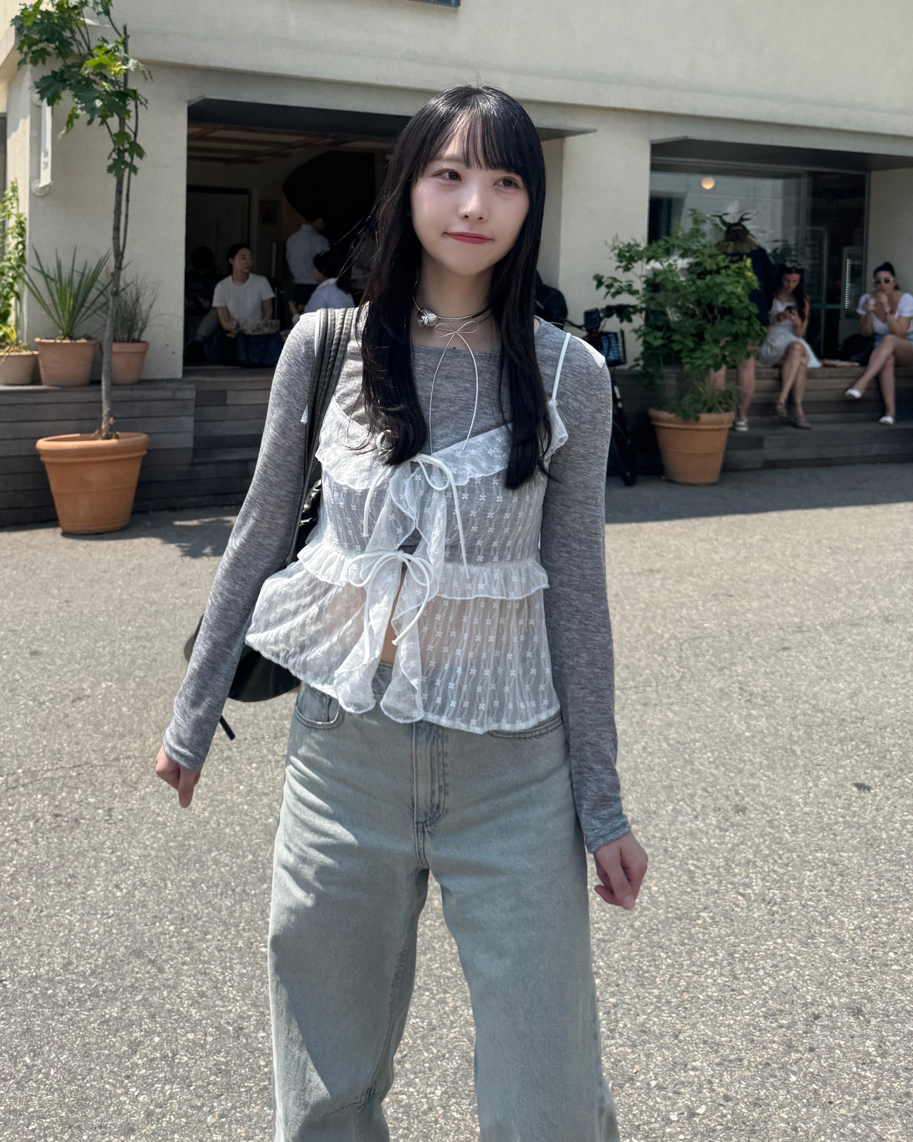 レースビスチェsetロンT