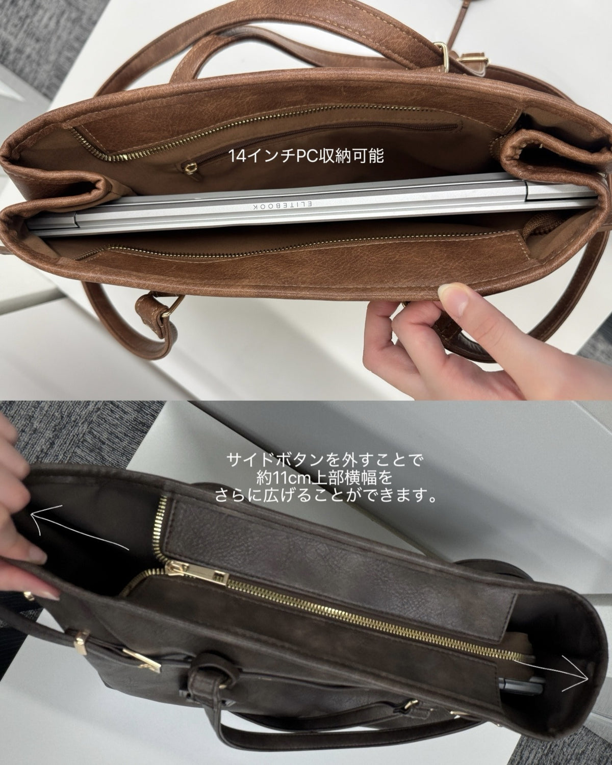 2wayヴィンテージレザーライクバッグ