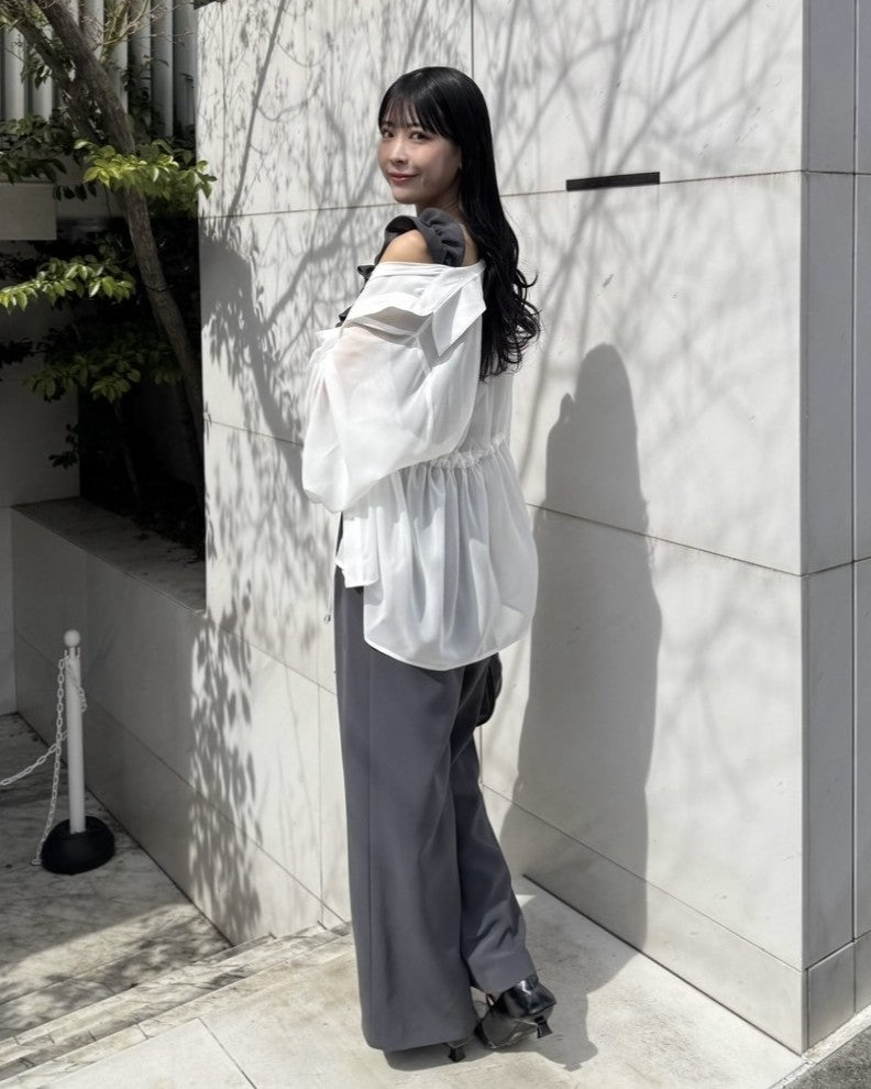 model:162cm/アイボリー