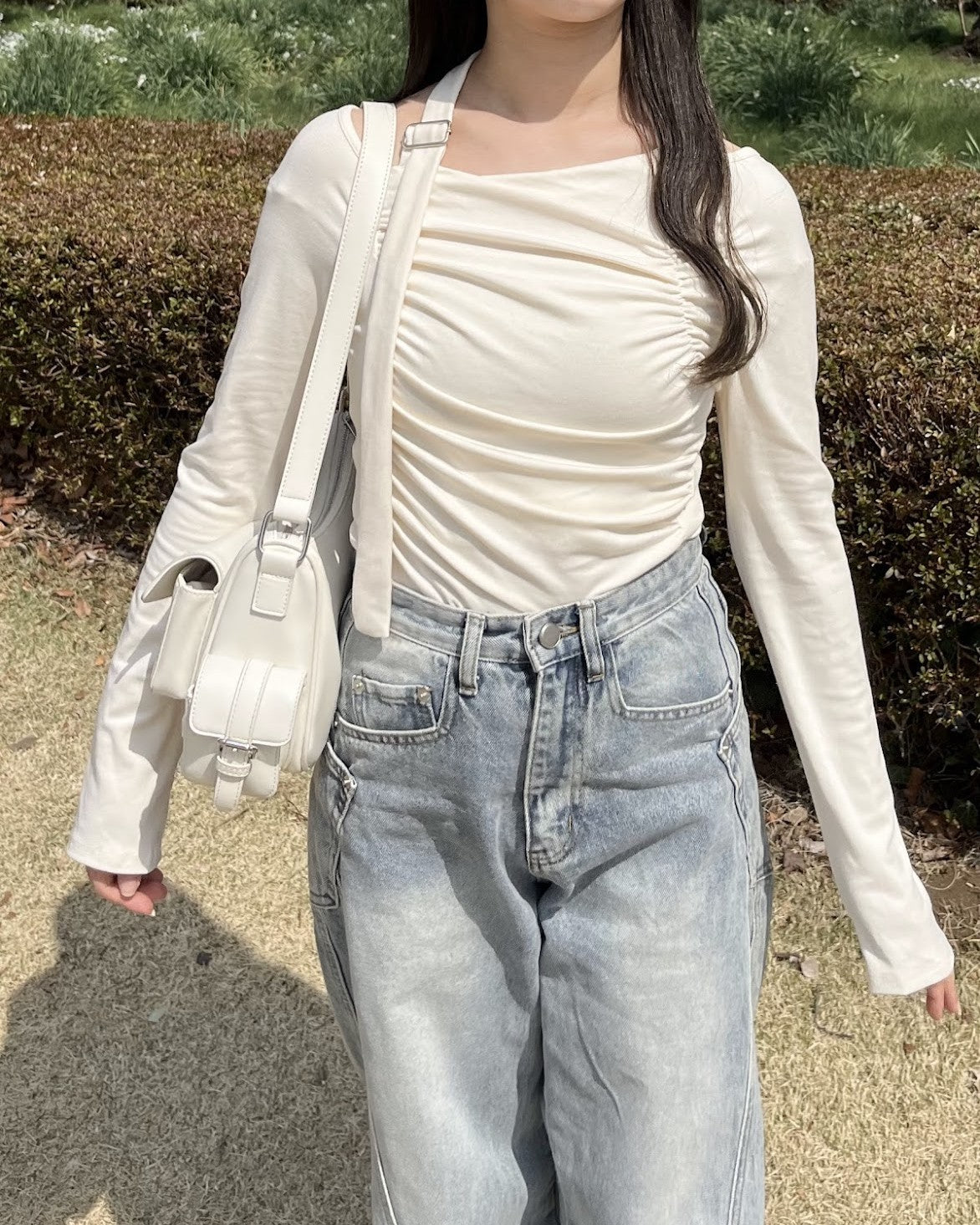 model:154cm/ライトベージュ