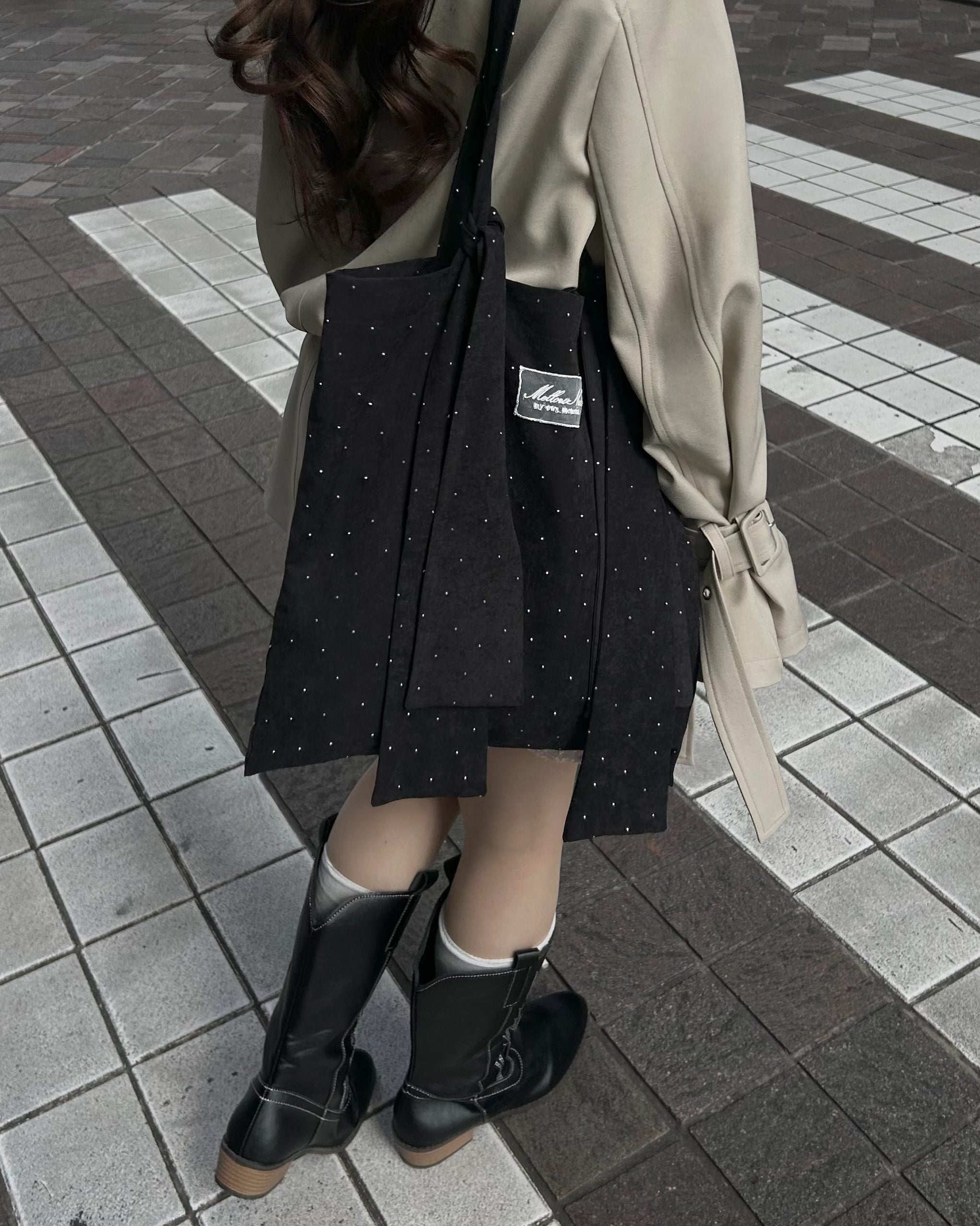 マルチウェイビジューリボントートバッグ