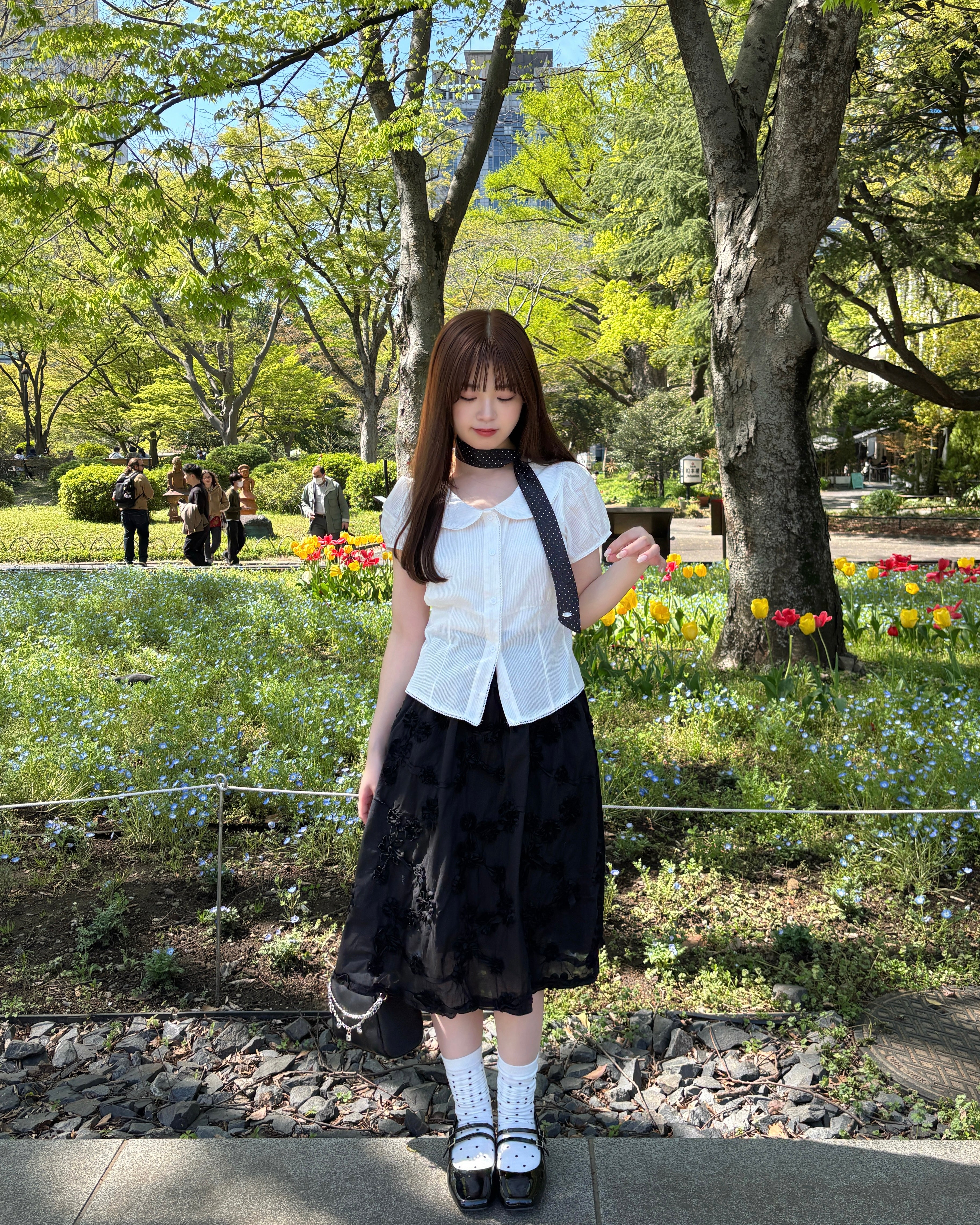 ロゴプレートドットチョーカー