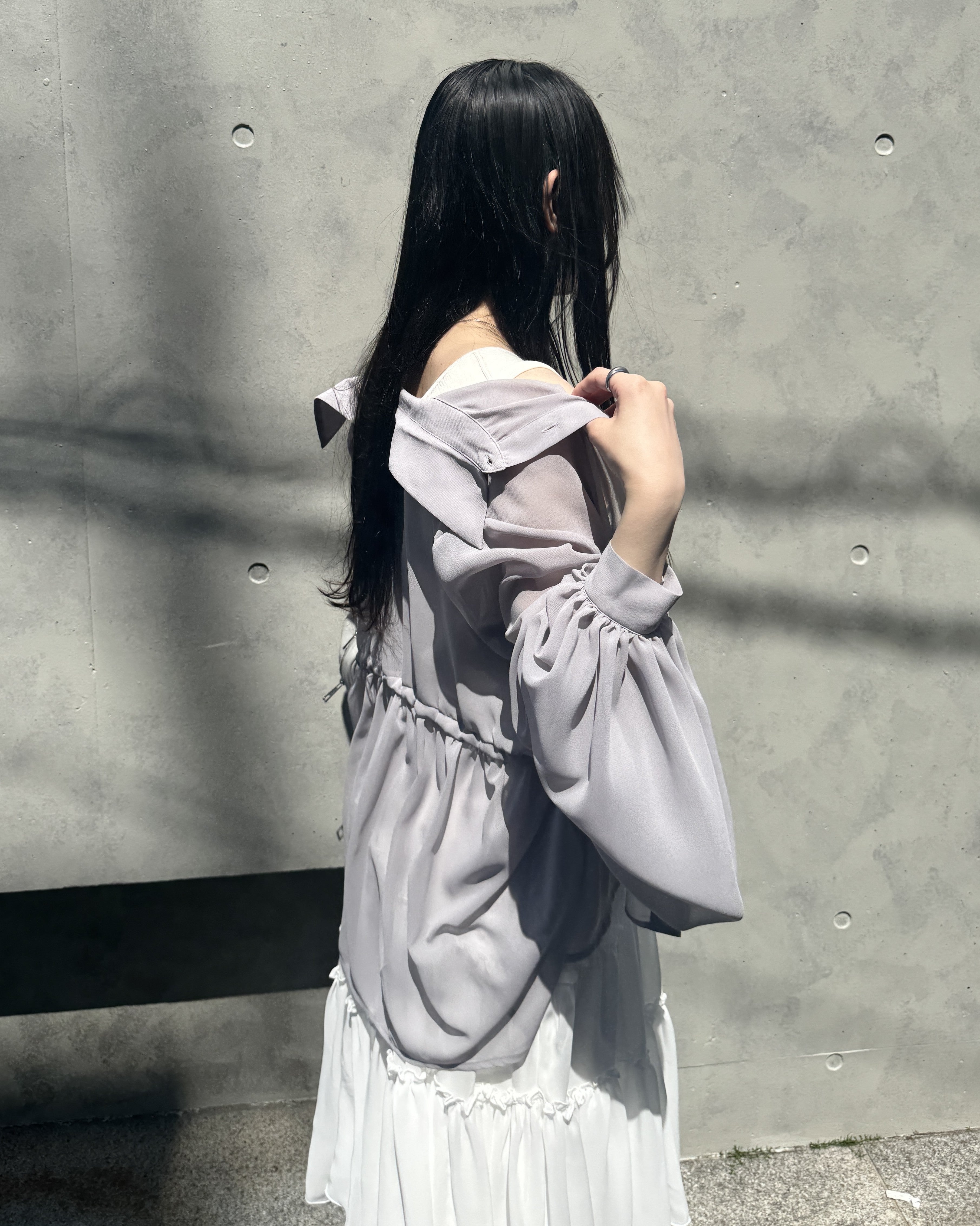 model:162cm/グレー