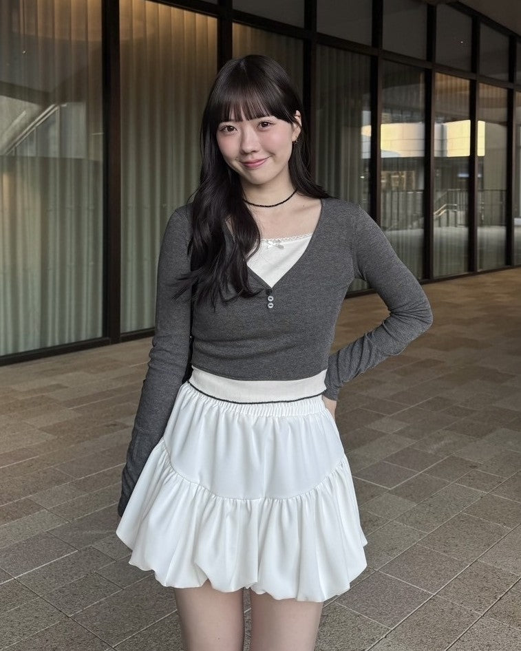 ボリュームバルーンスカート