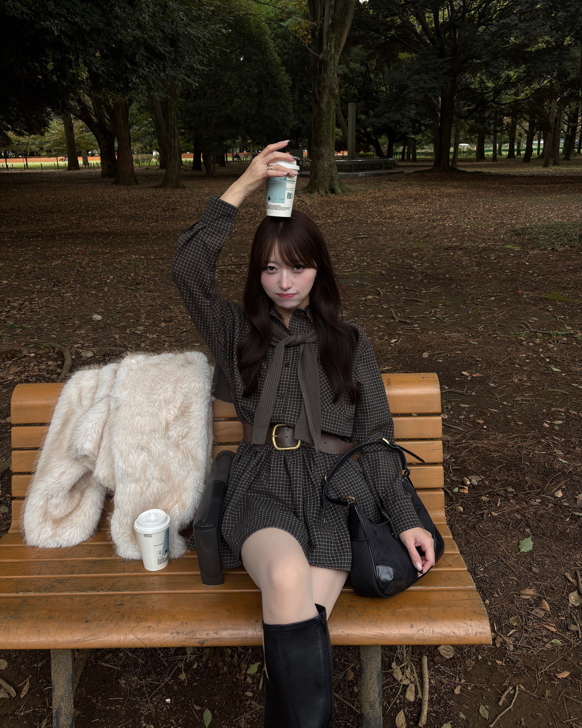 model:157cm/カーキ