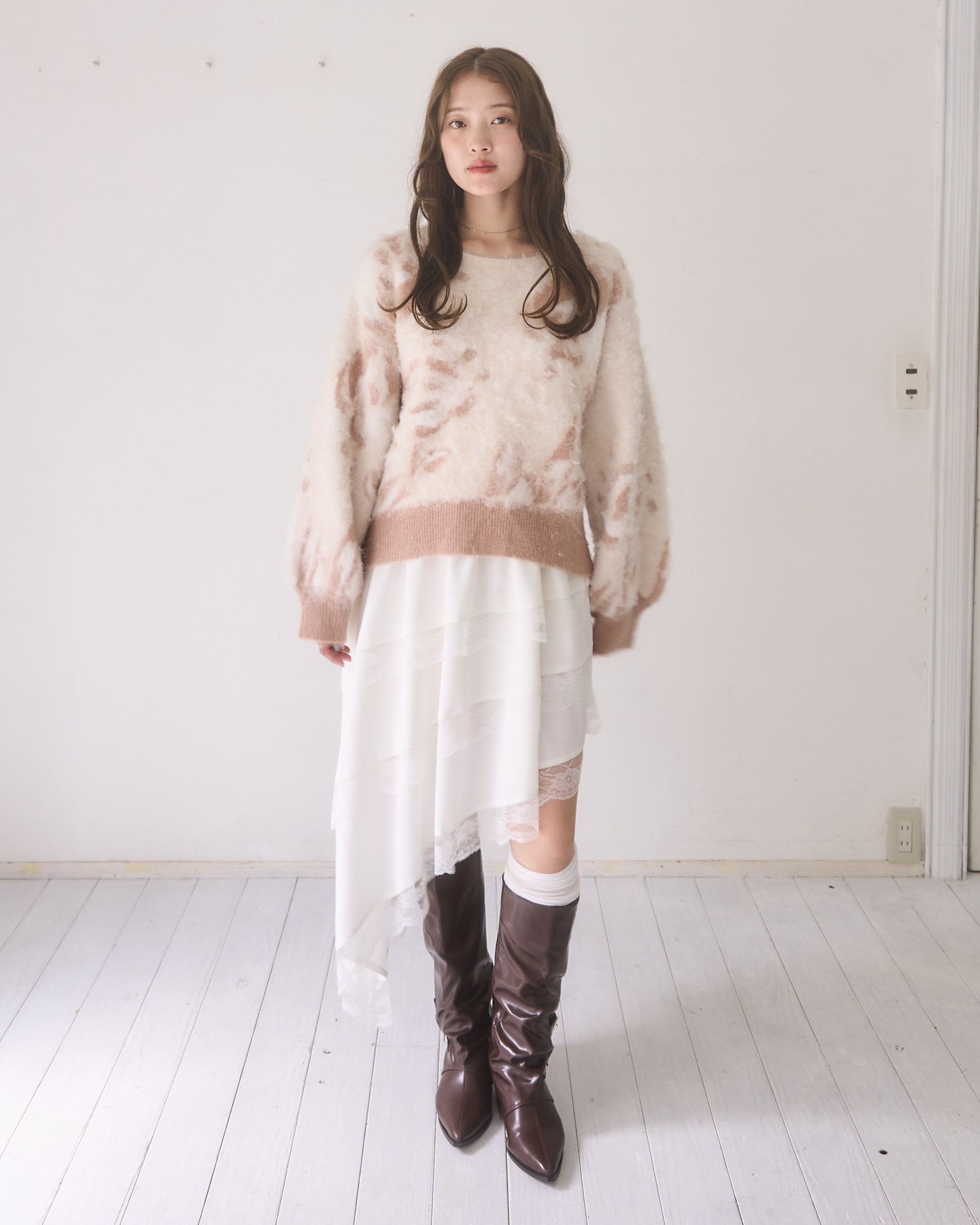 玫瑰细微的设计编织