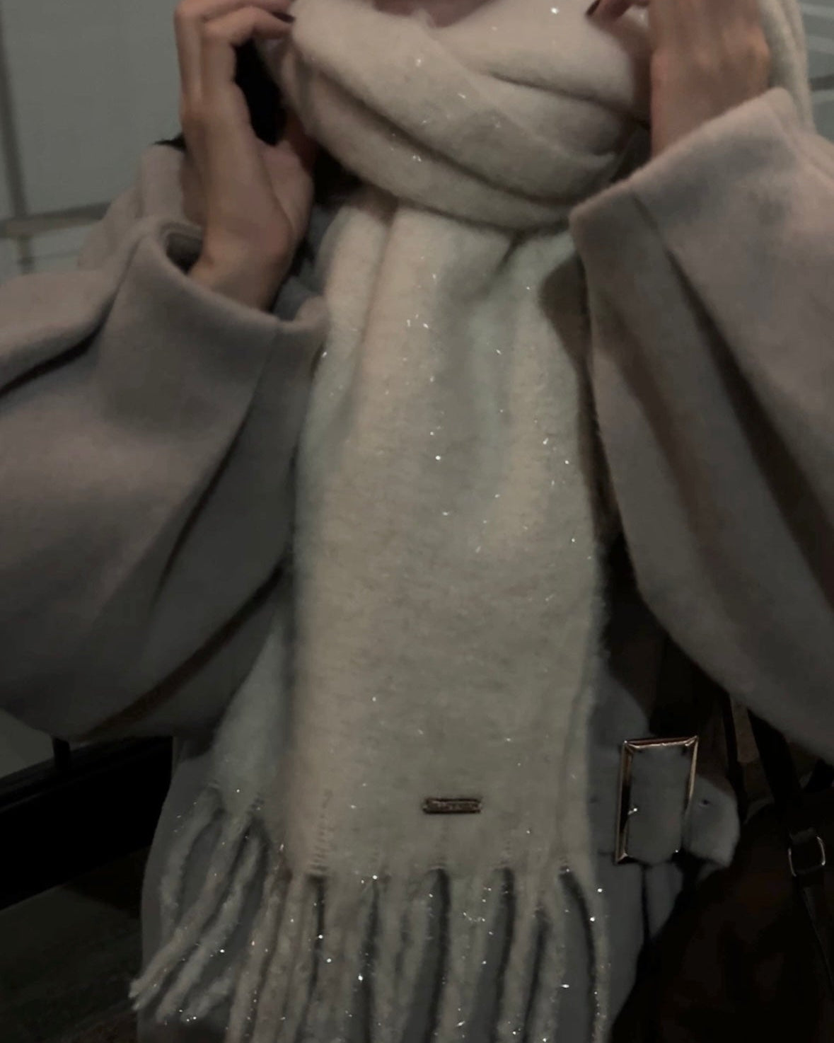 glitter glitter volume muffler