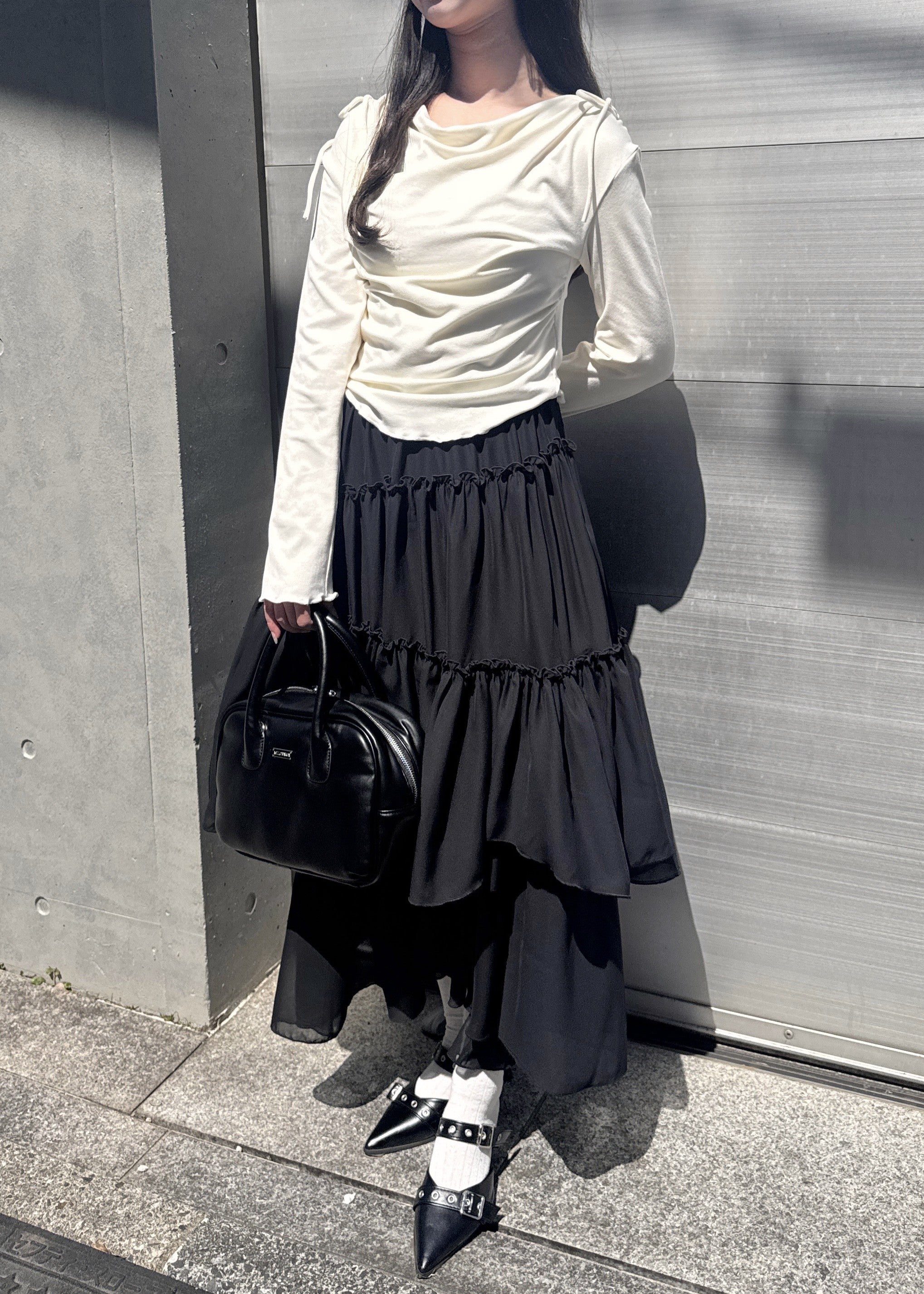 model:154cm/ベージュ