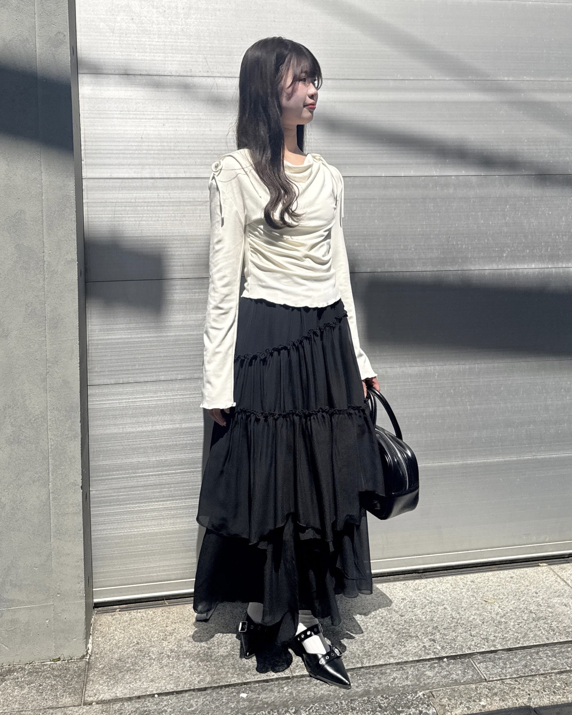model:154cm/ベージュ