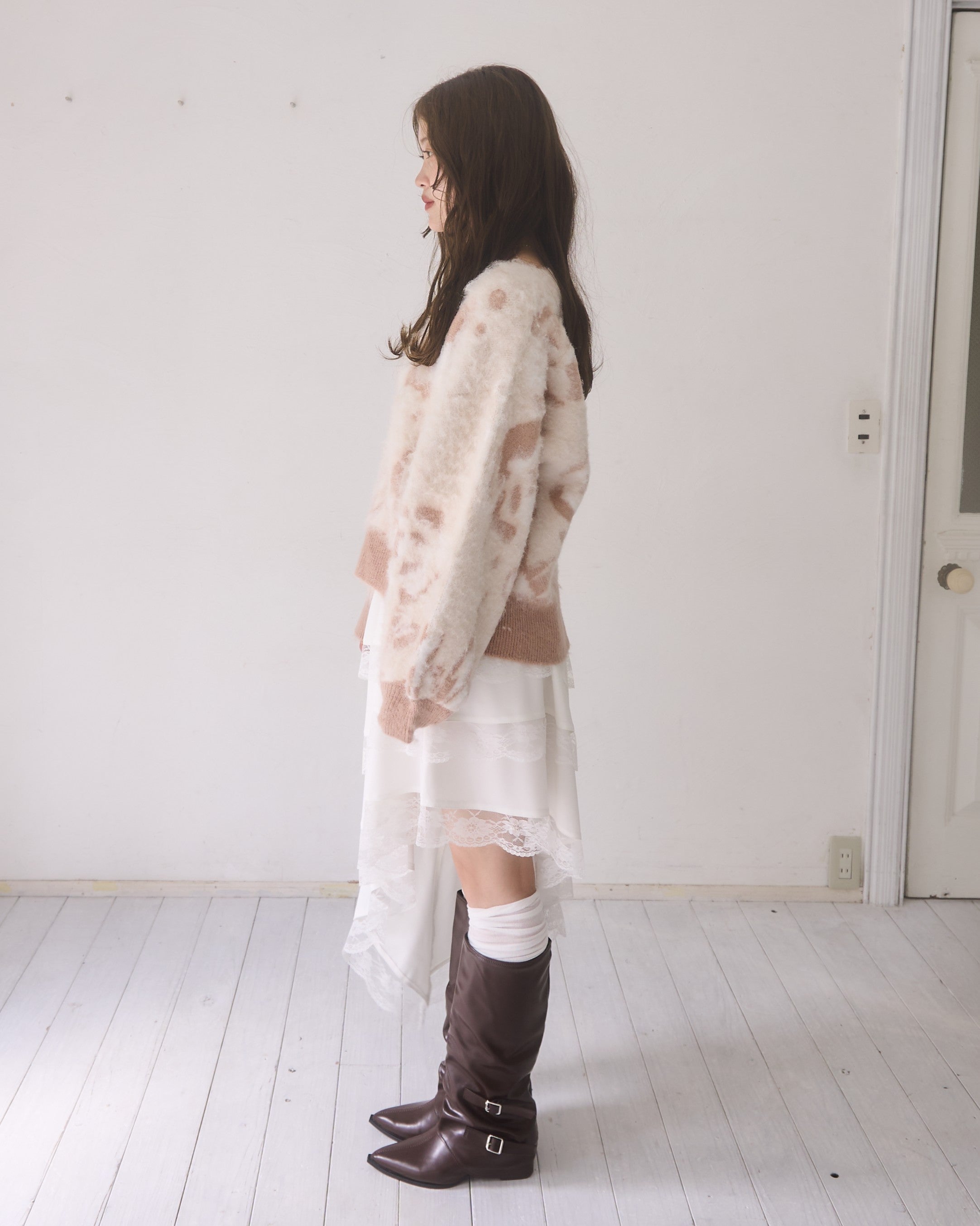 玫瑰细微的设计编织