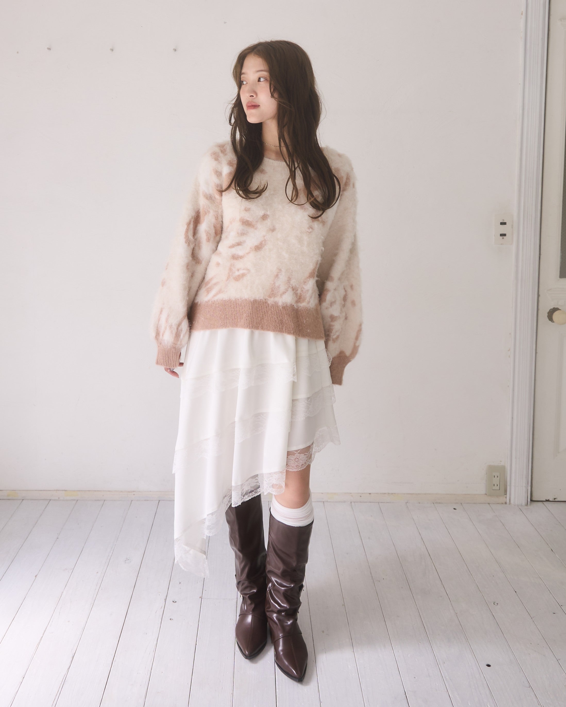 玫瑰细微的设计编织