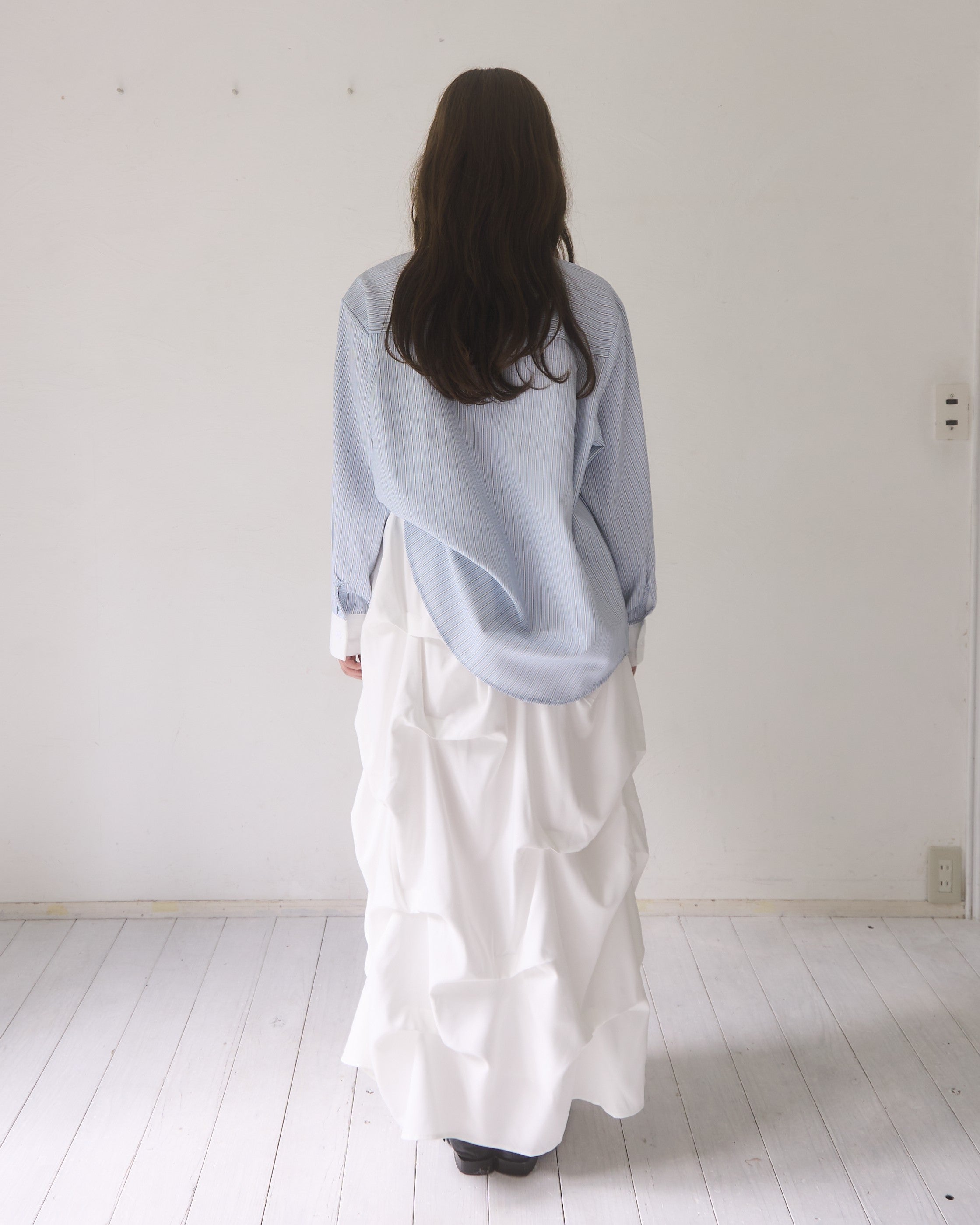 条纹杆衬衫