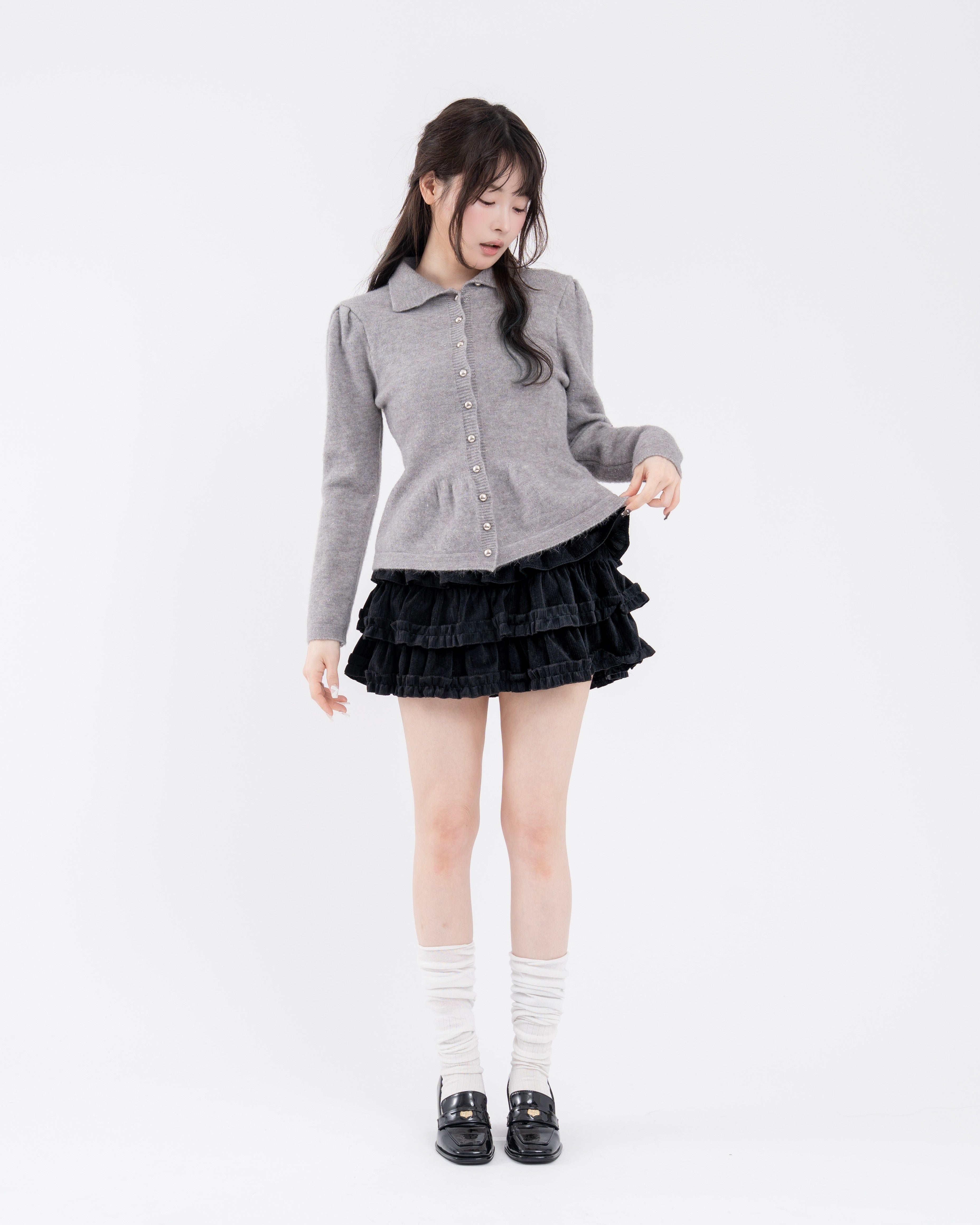 ブルーミングフリルミニスカート