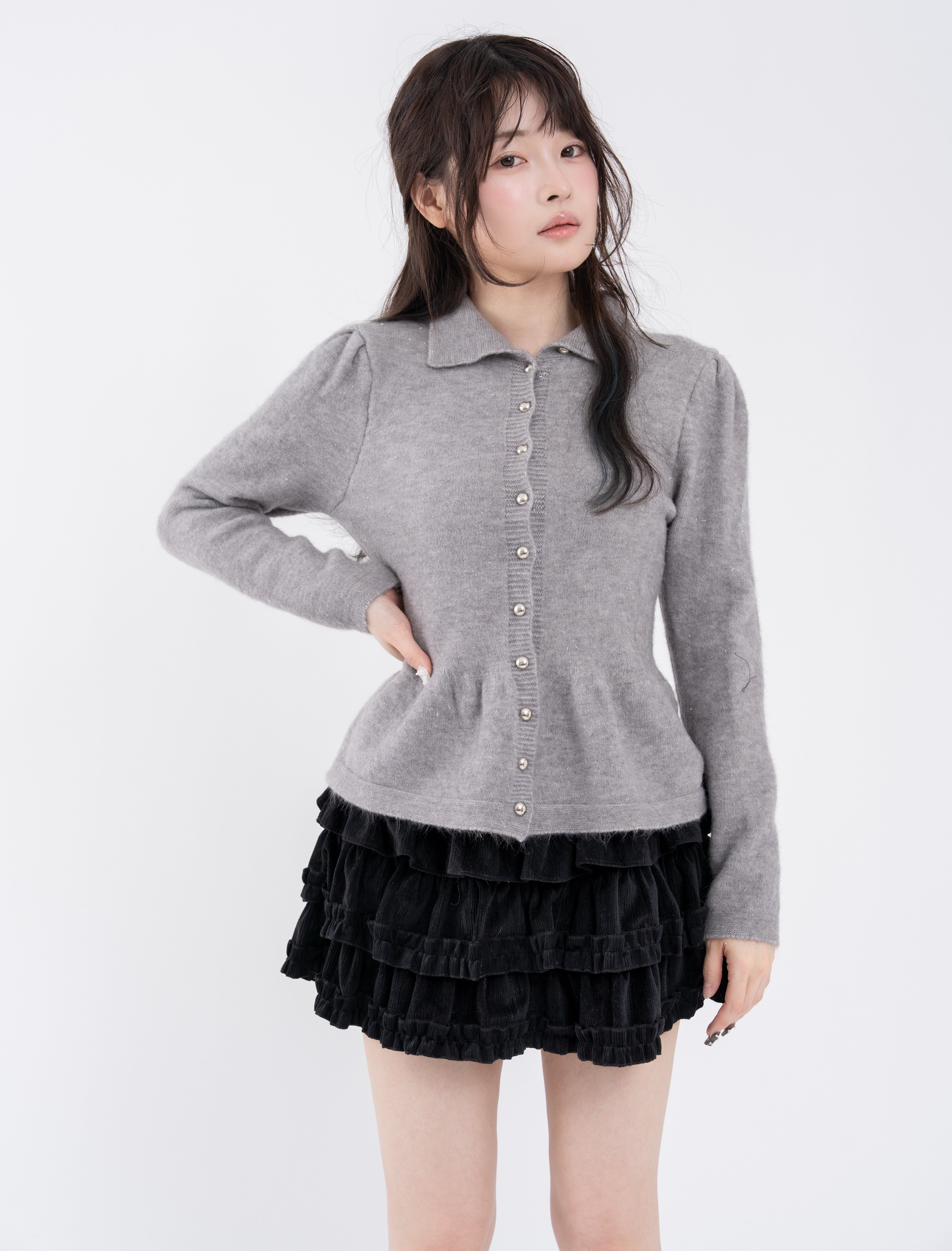 ブルーミングフリルミニスカート