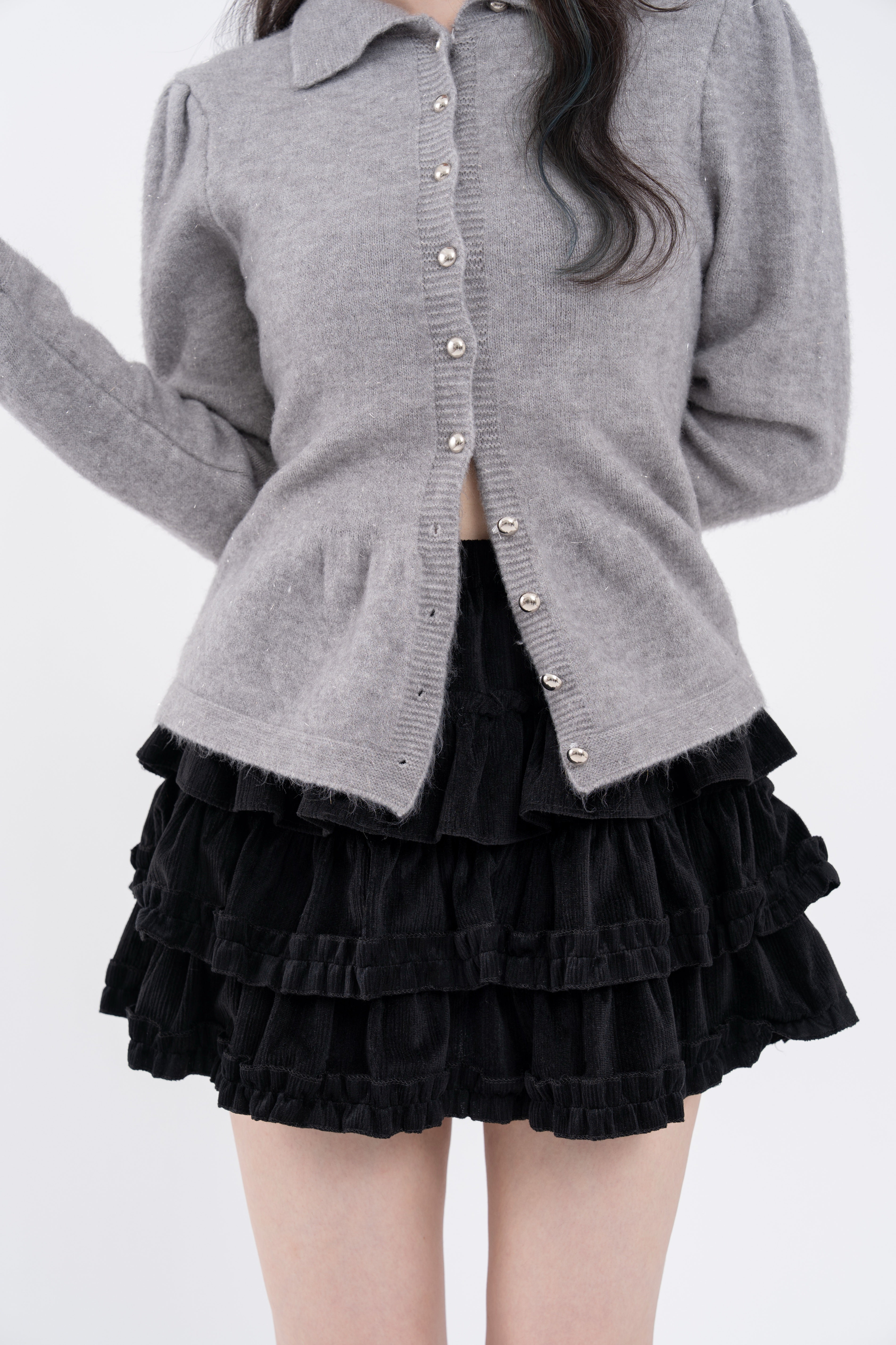 ブルーミングフリルミニスカート