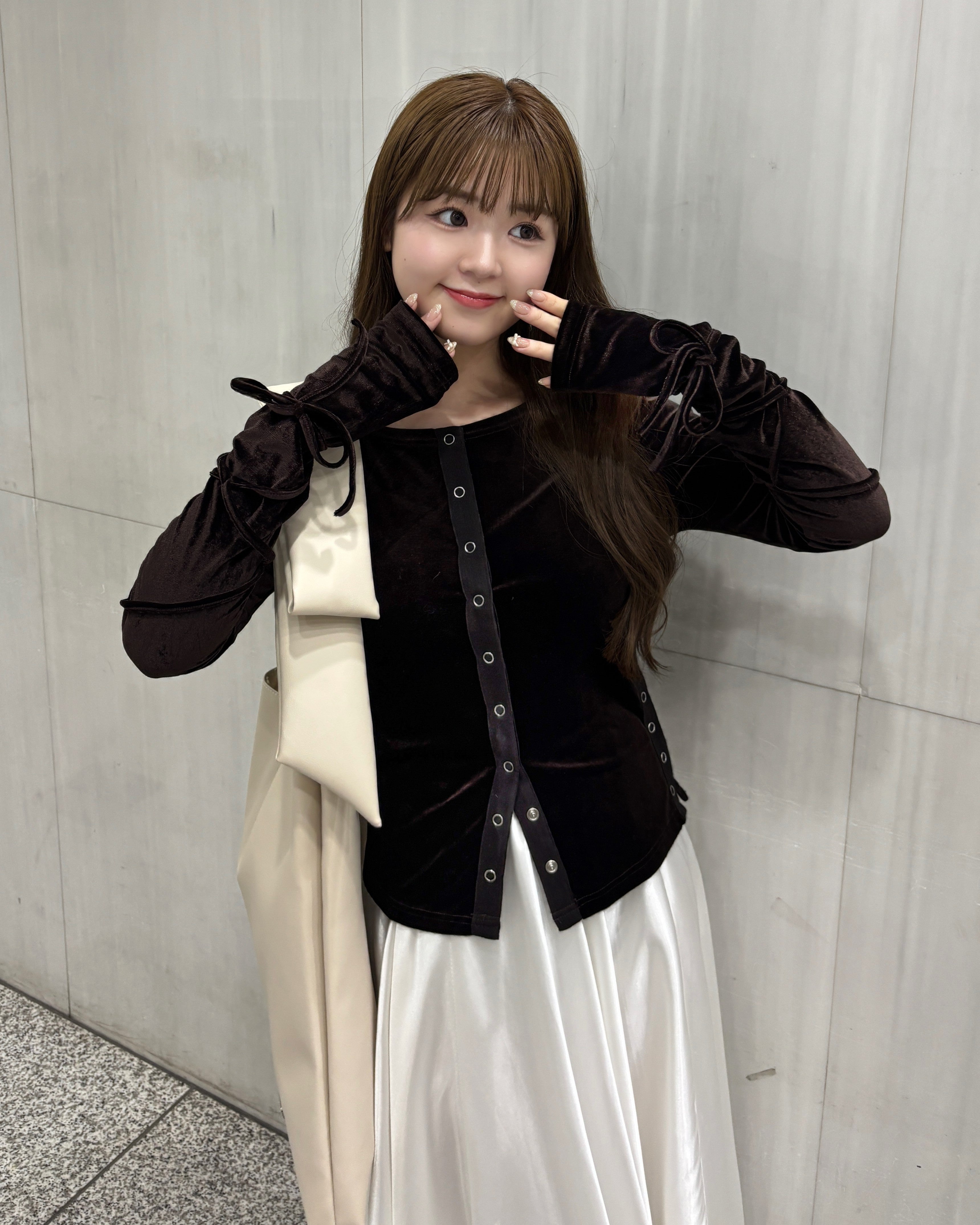 model:150cm/ダークブラウン