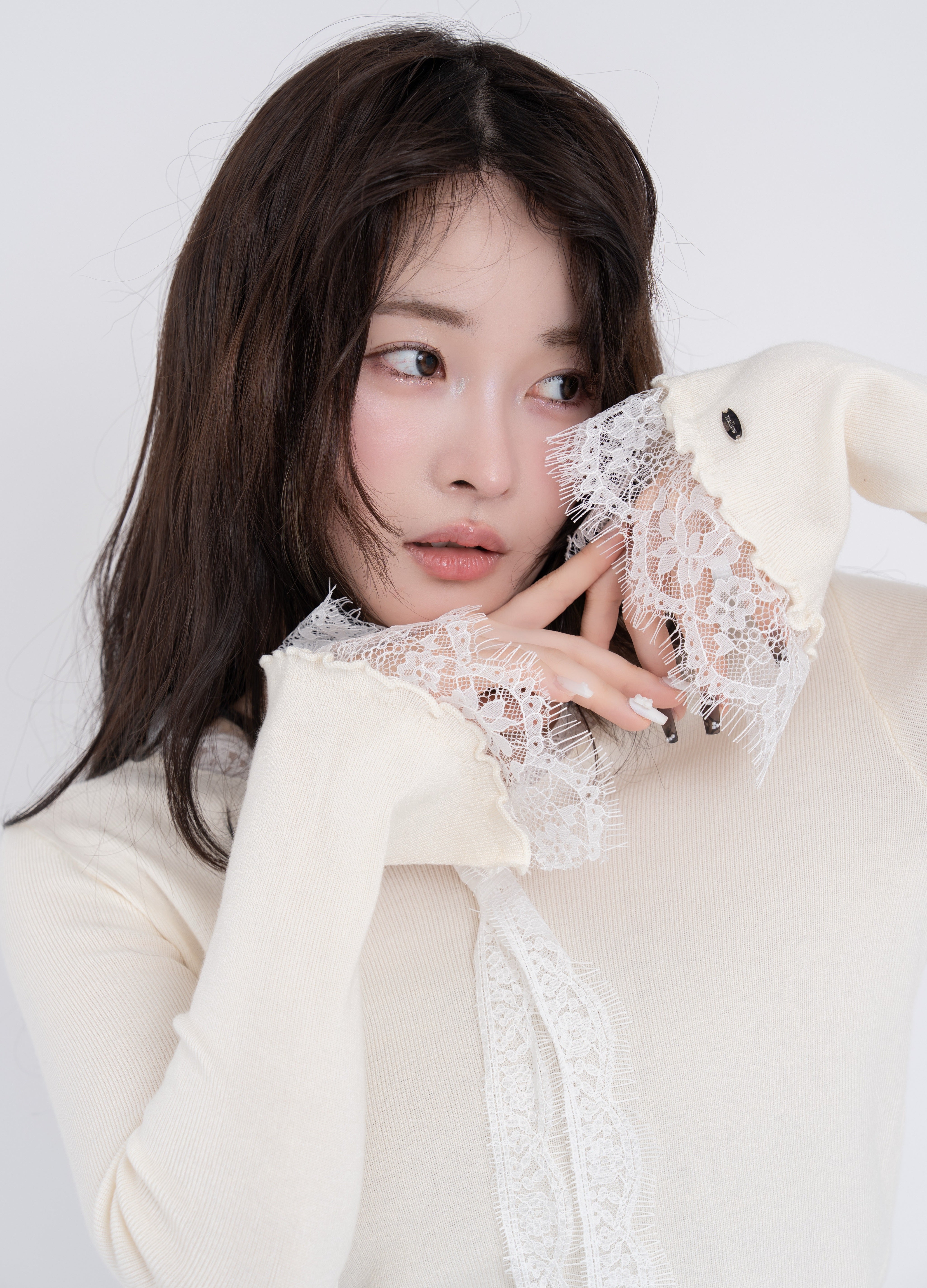 レースタイドッキングニット