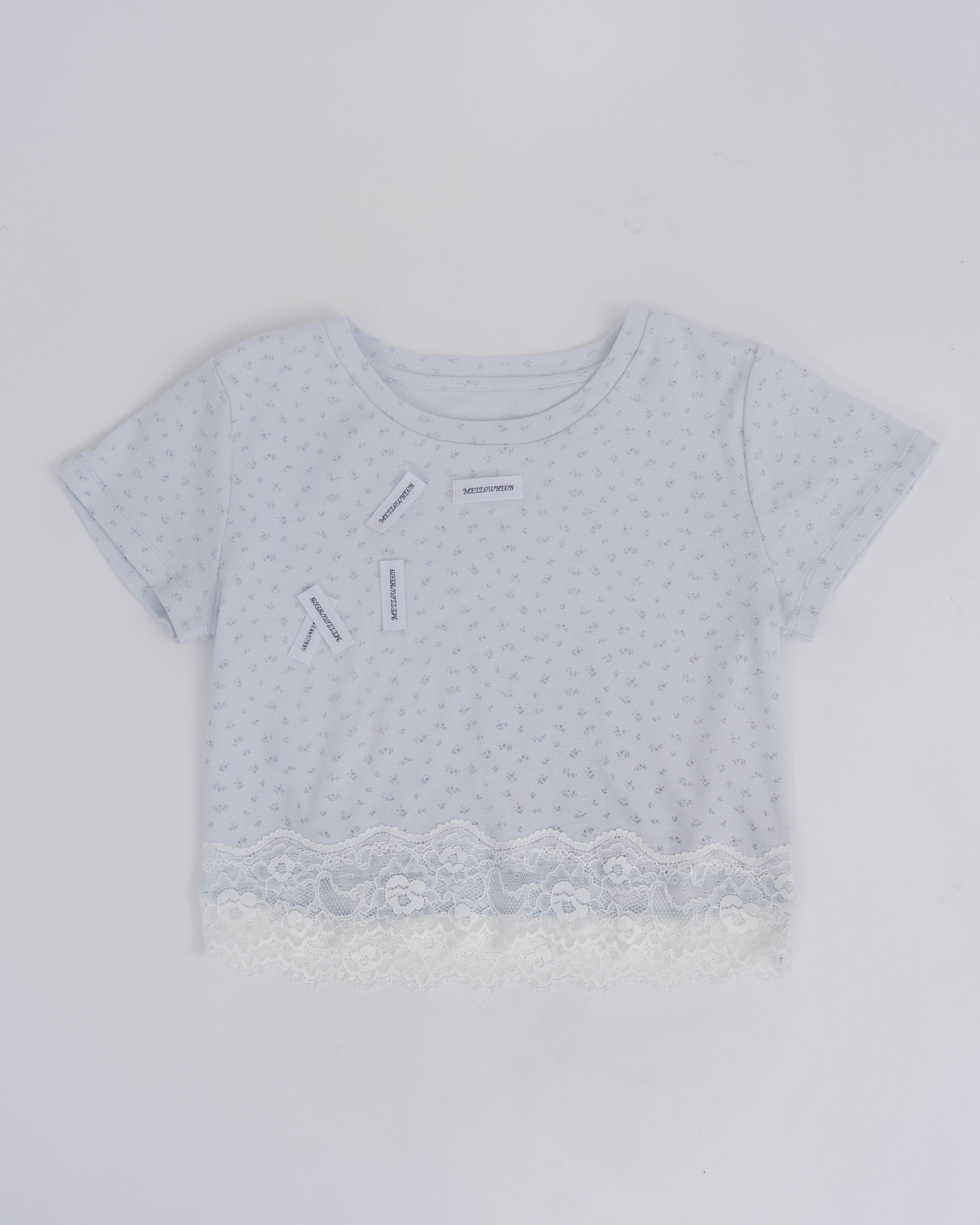 レースヘムTシャツ