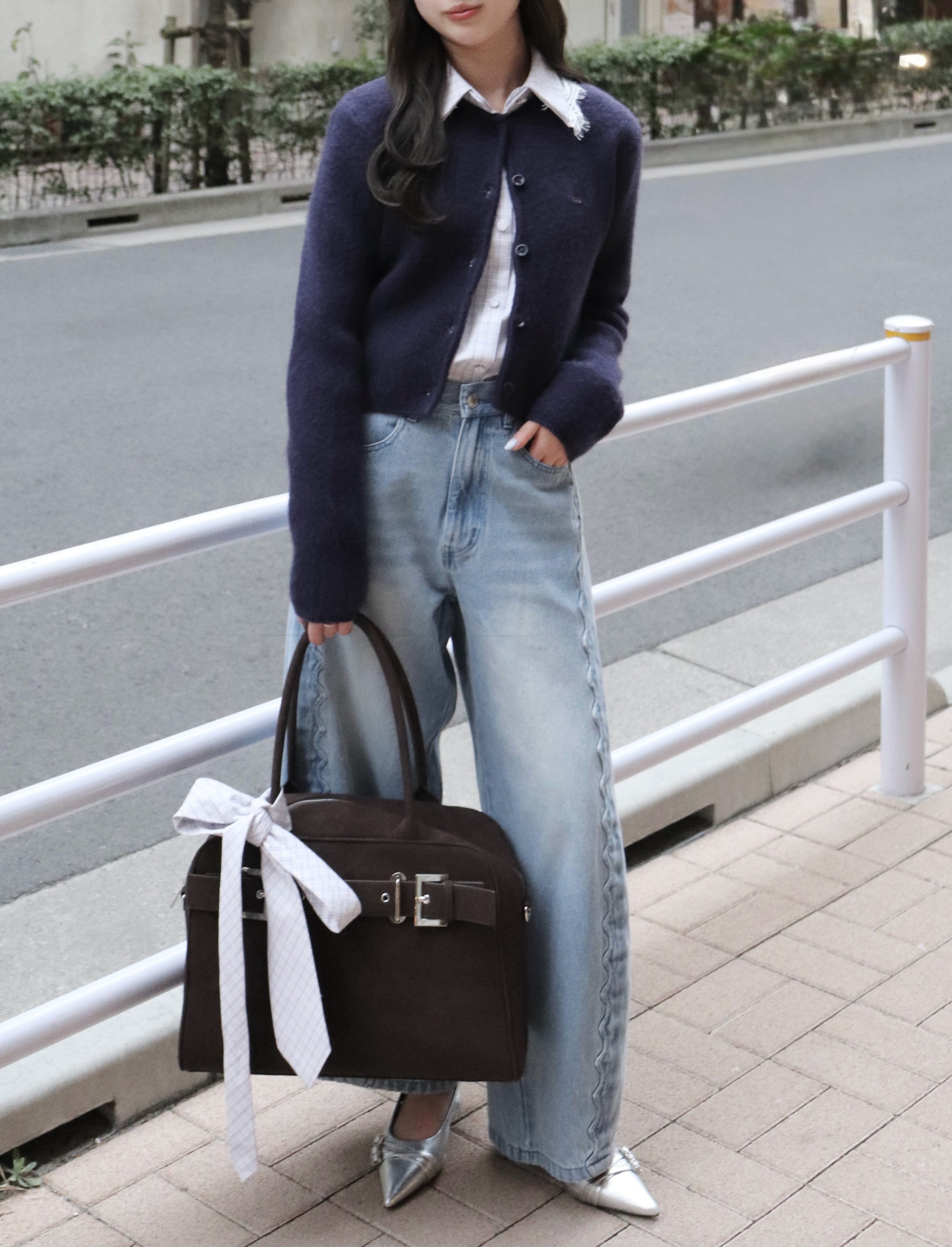 【予約】ネクタイセットレースドッキングシャツ