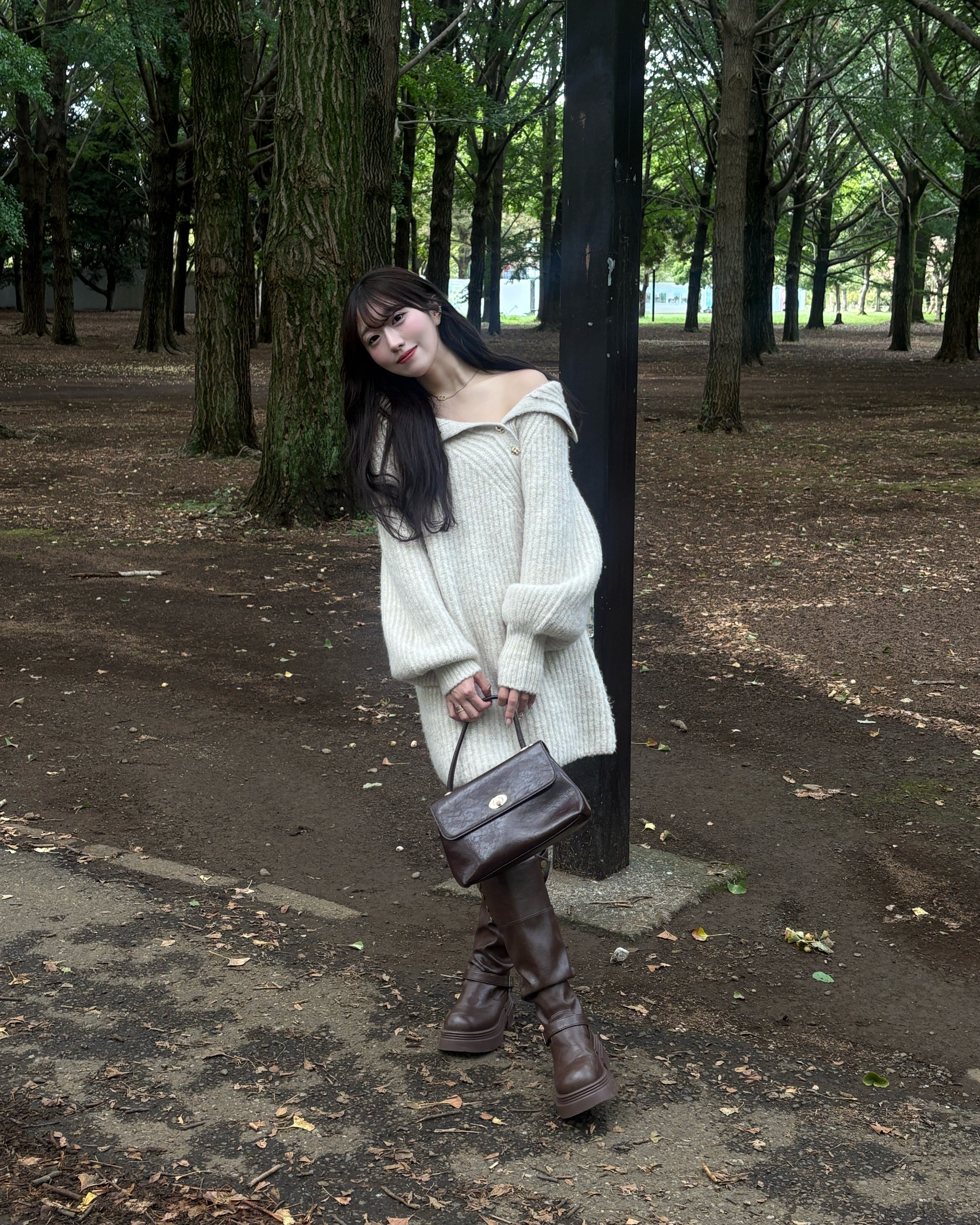 按钮详细信息闪光编织迷你连衣裙