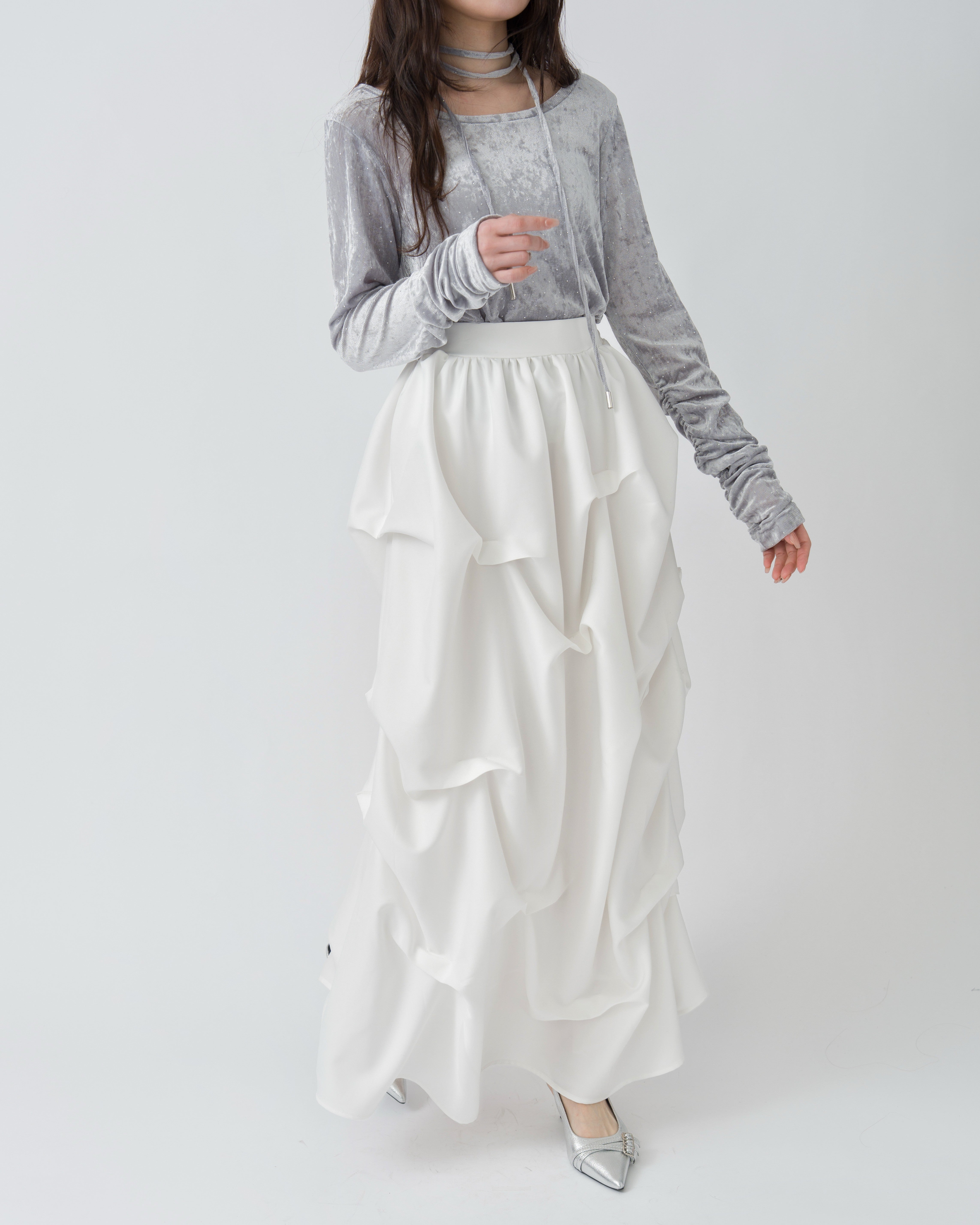 シアーベロアビジュートップス