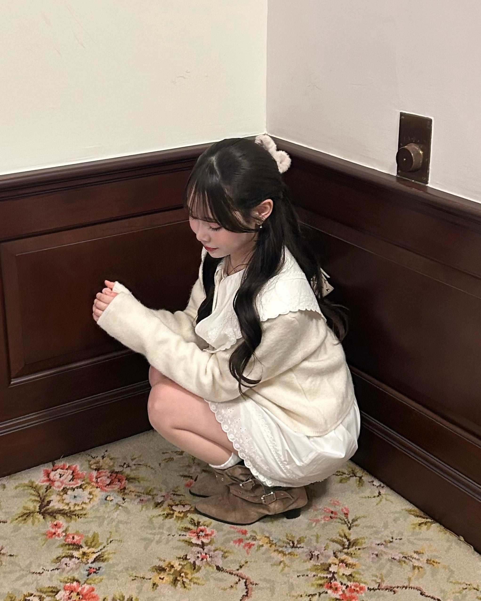 【予約】セーラーカラーシャツワンピース