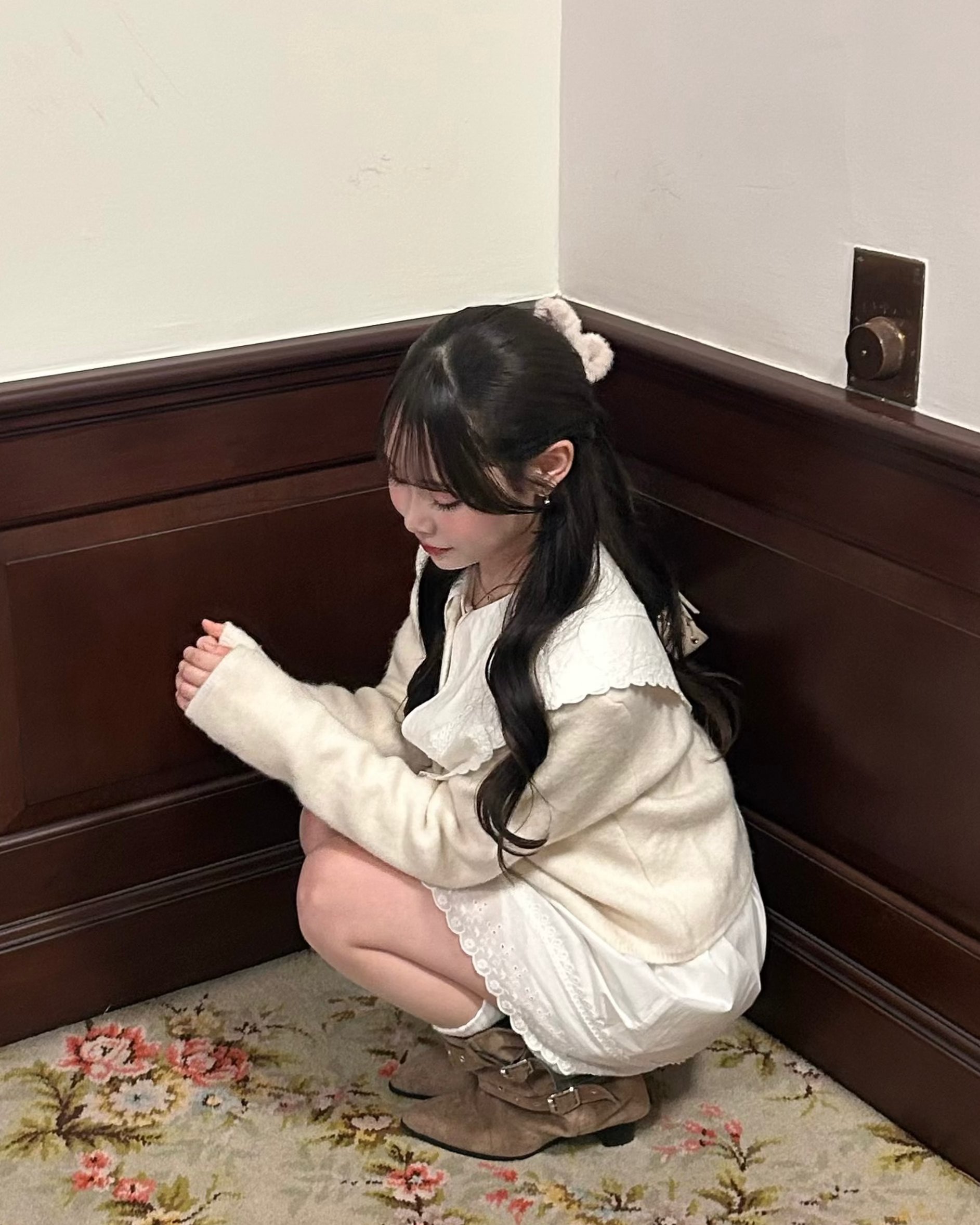 ベルトショートブーツ