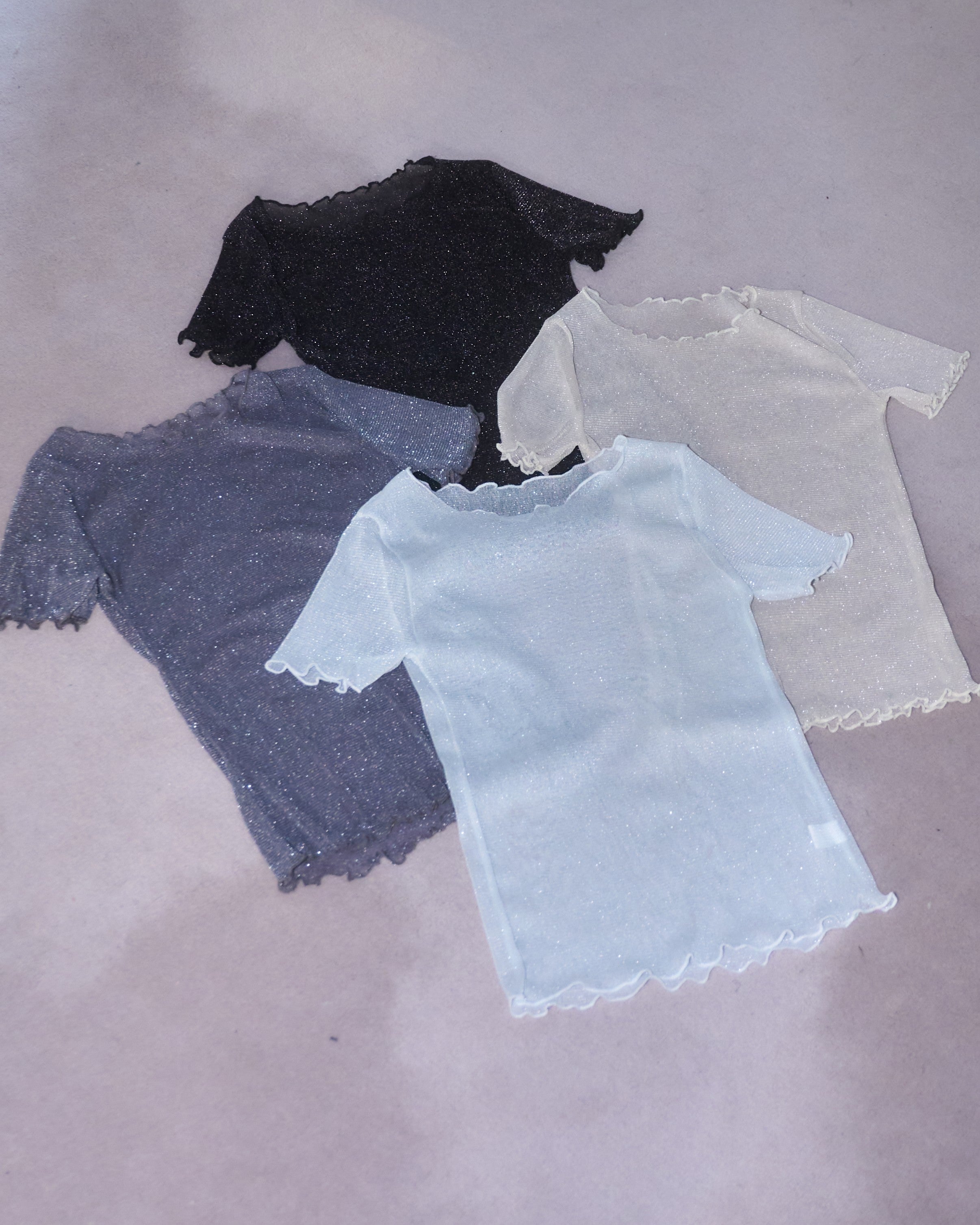 Glitter Sheer T-shirt