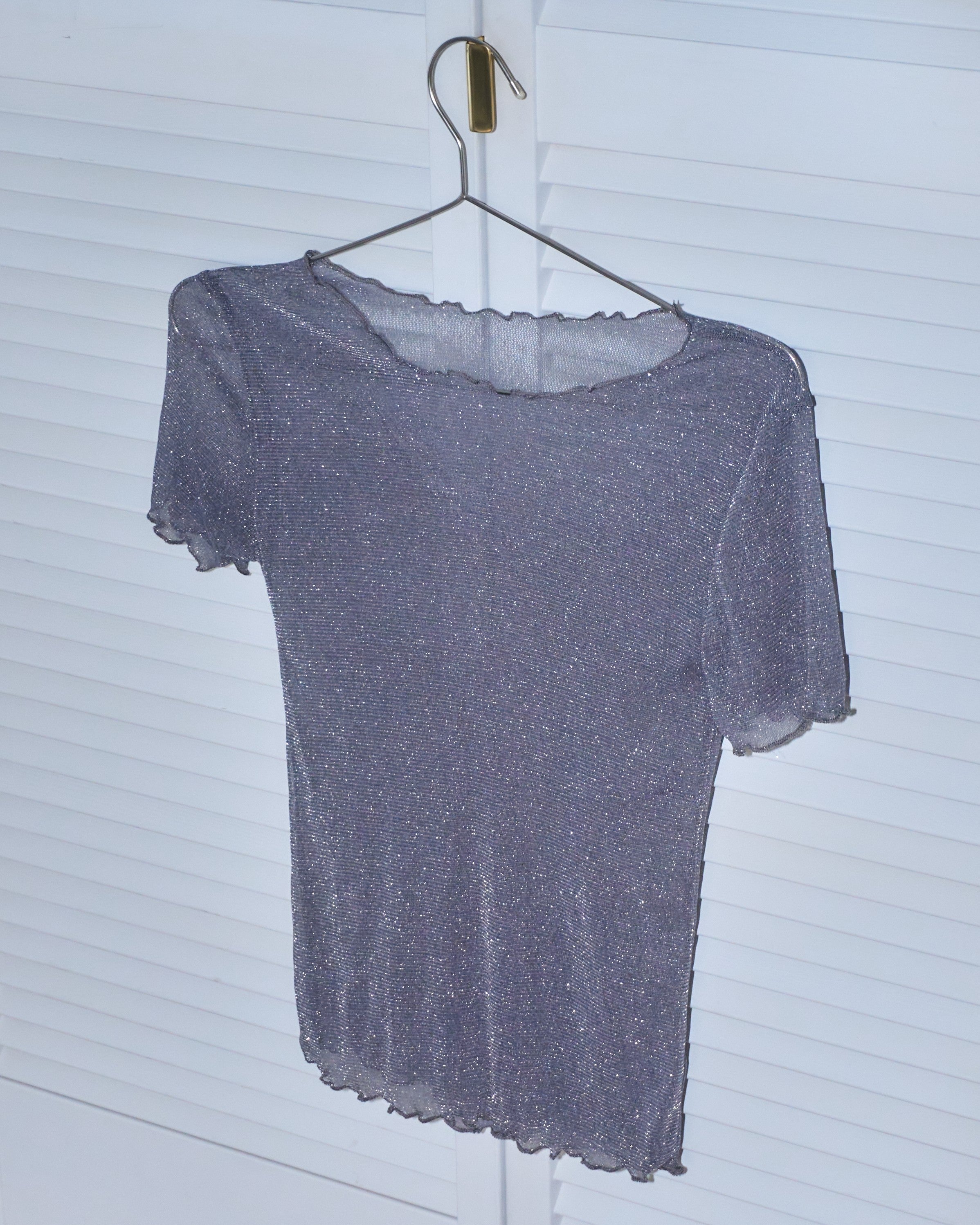 Glitter Sheer T-shirt