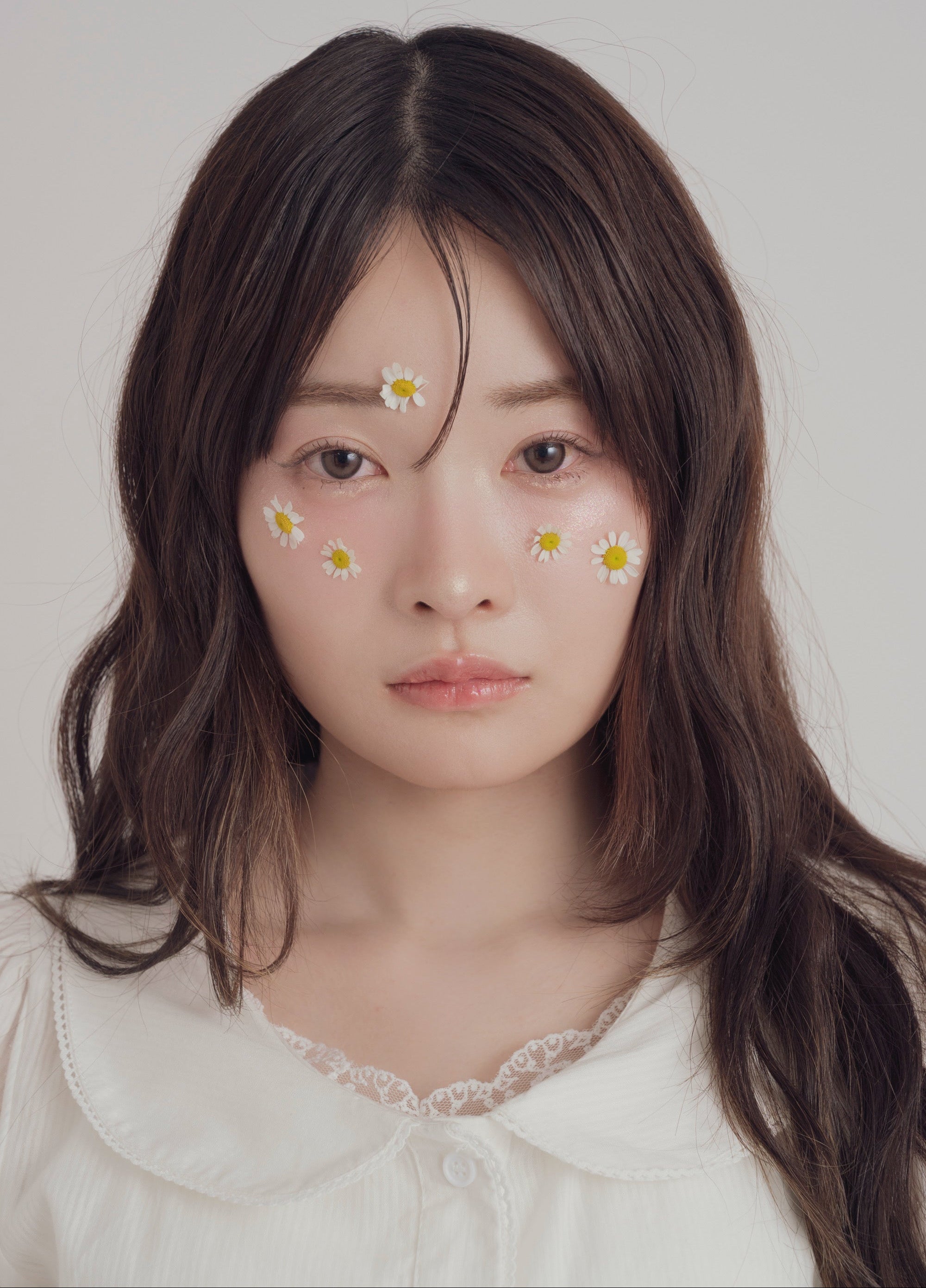 バックリボンキャップスリーブブラウス