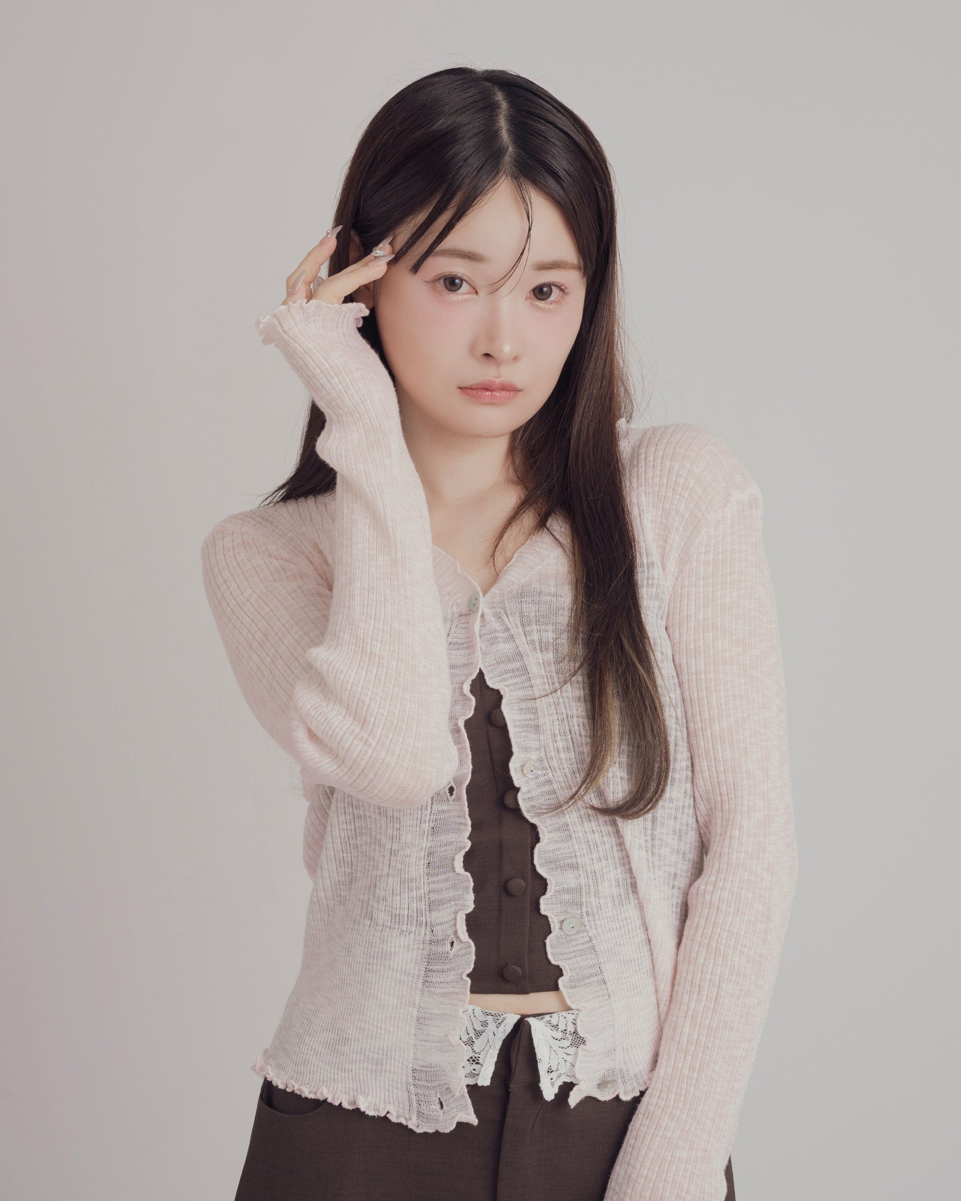 【予約】レースレイヤードキャミソールパンツセットアップ