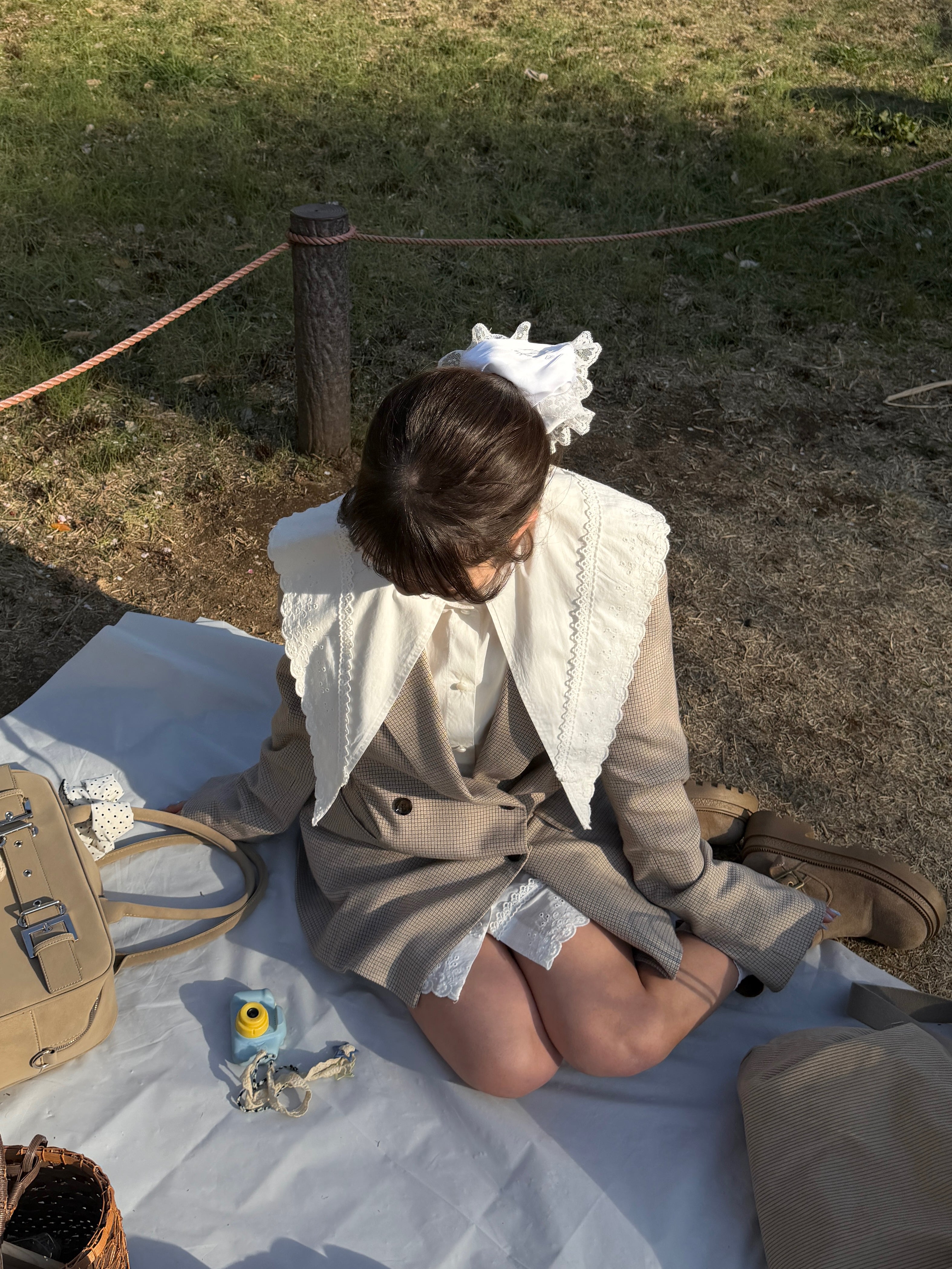 【予約】セーラーカラーシャツワンピース