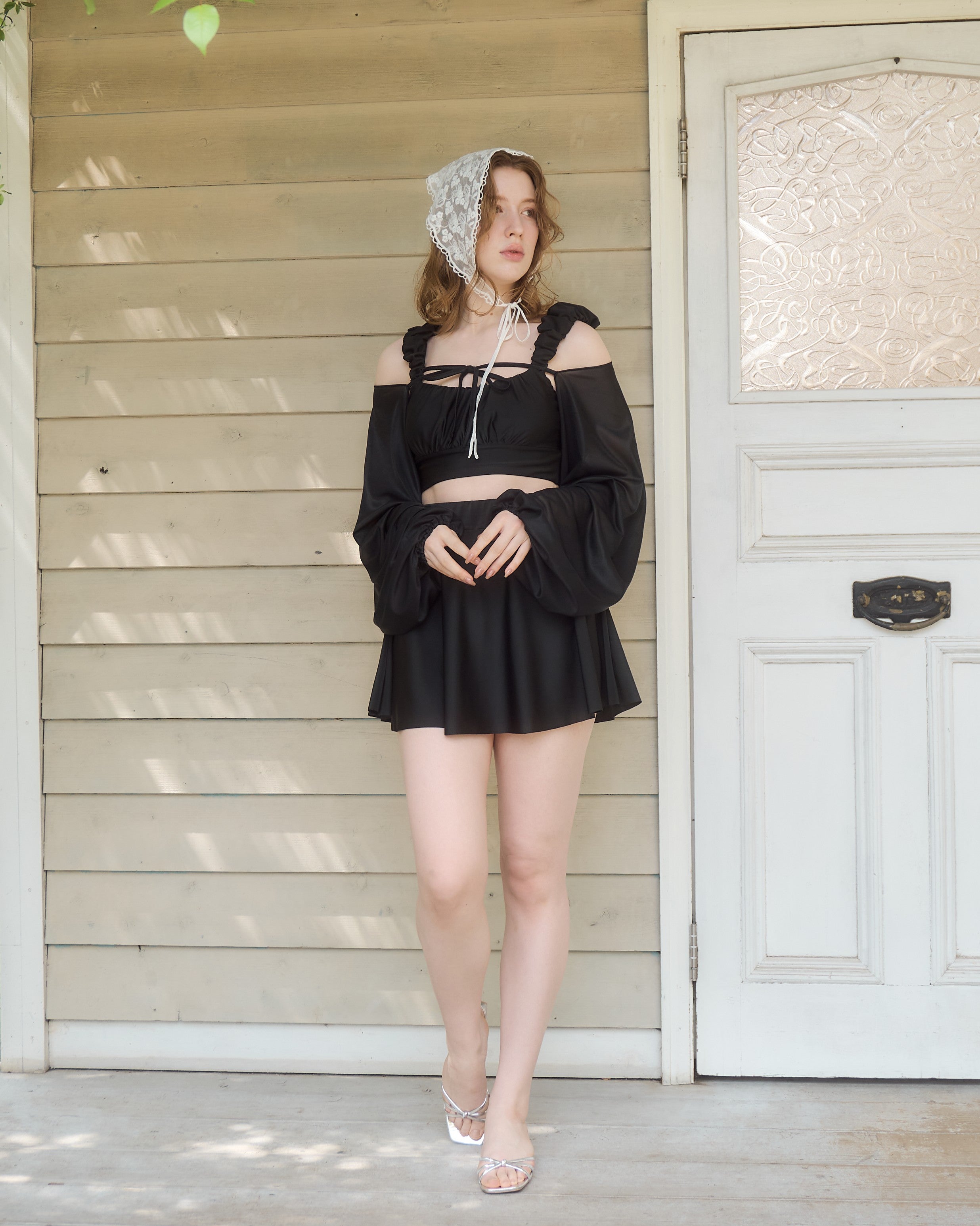 Bolero Set Gathered Swimwear