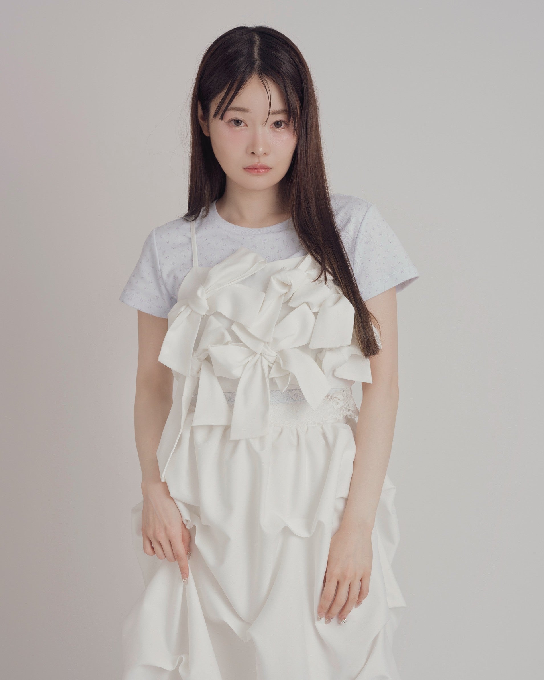 【一部予約】レースヘムTシャツ