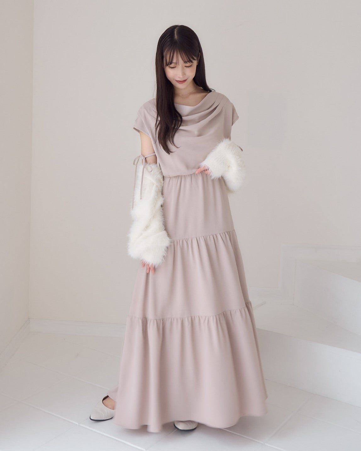 model:162cm/ベージュM(1)