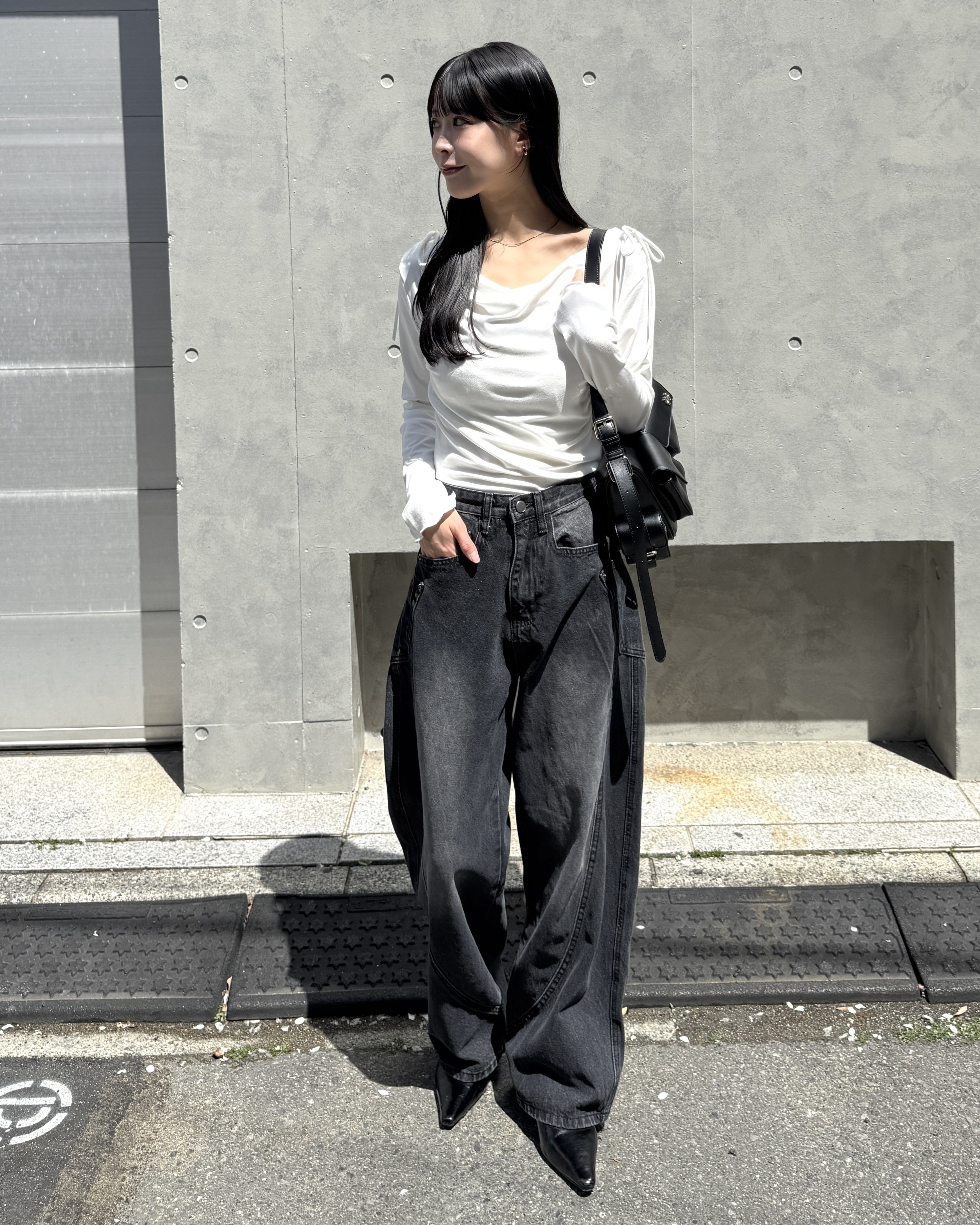 model:162cm/ブラックM