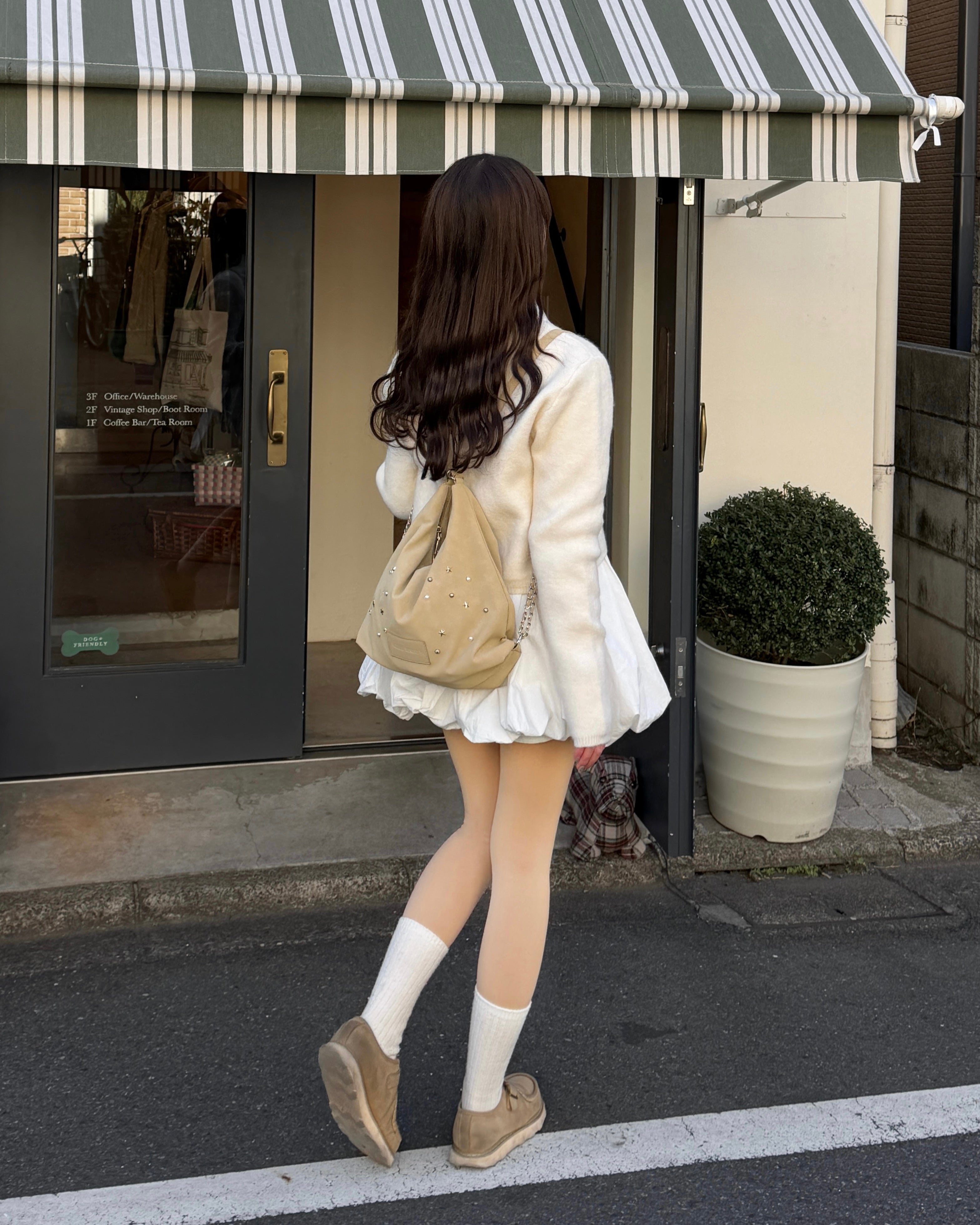 【予約】3wayスウェードライクスタッズバッグ