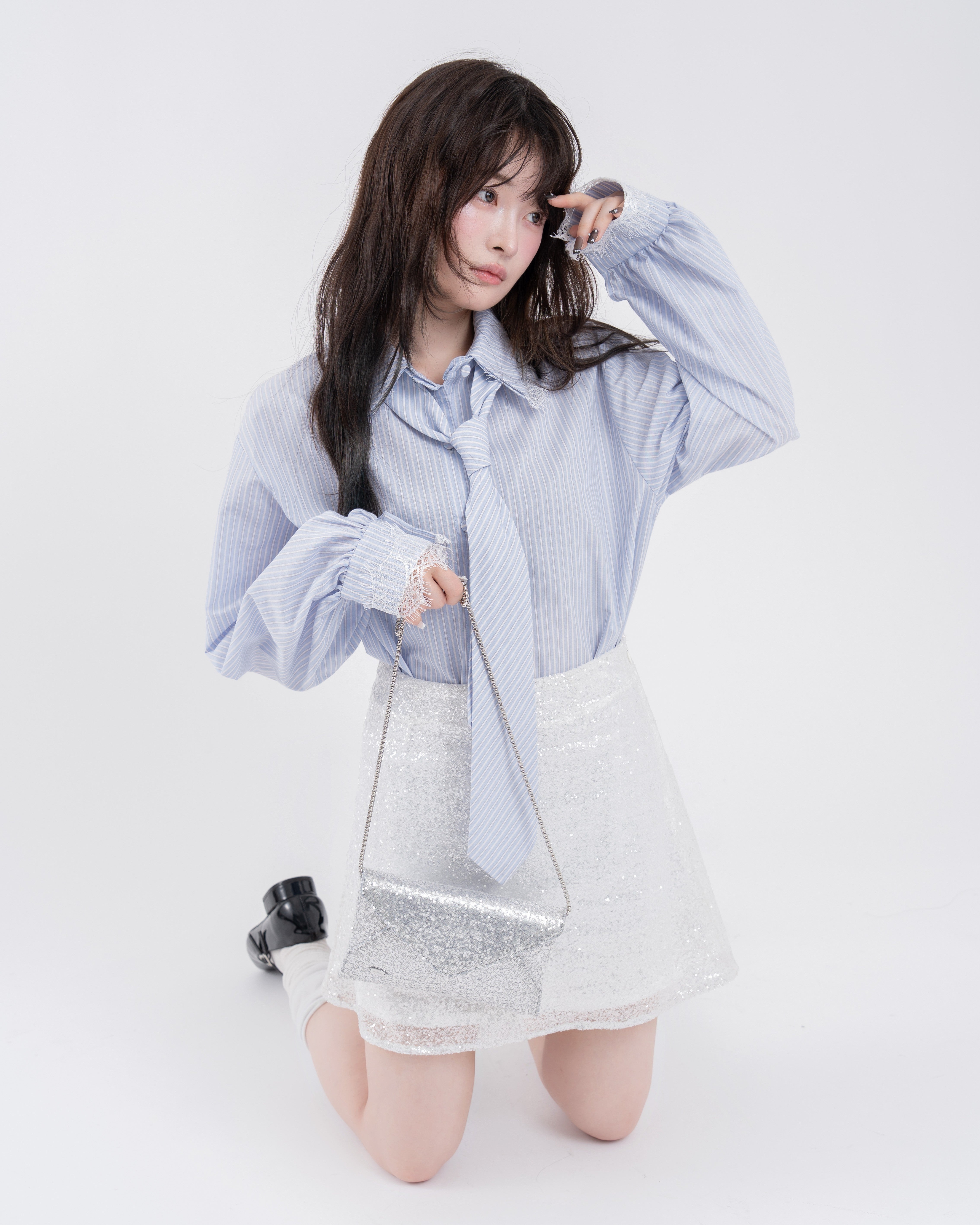 スパンコールミニスカート