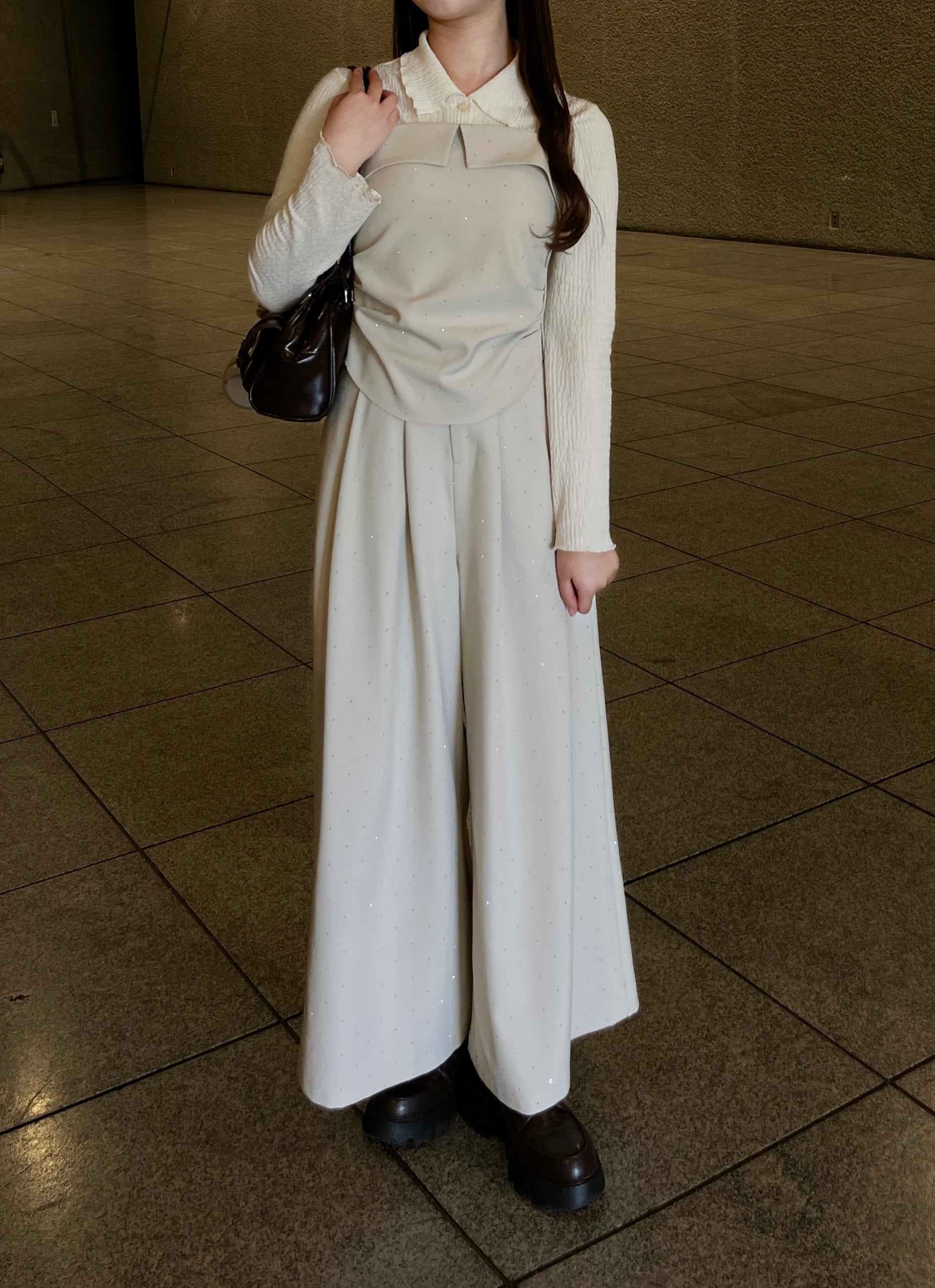 model:154cm/ベージュS