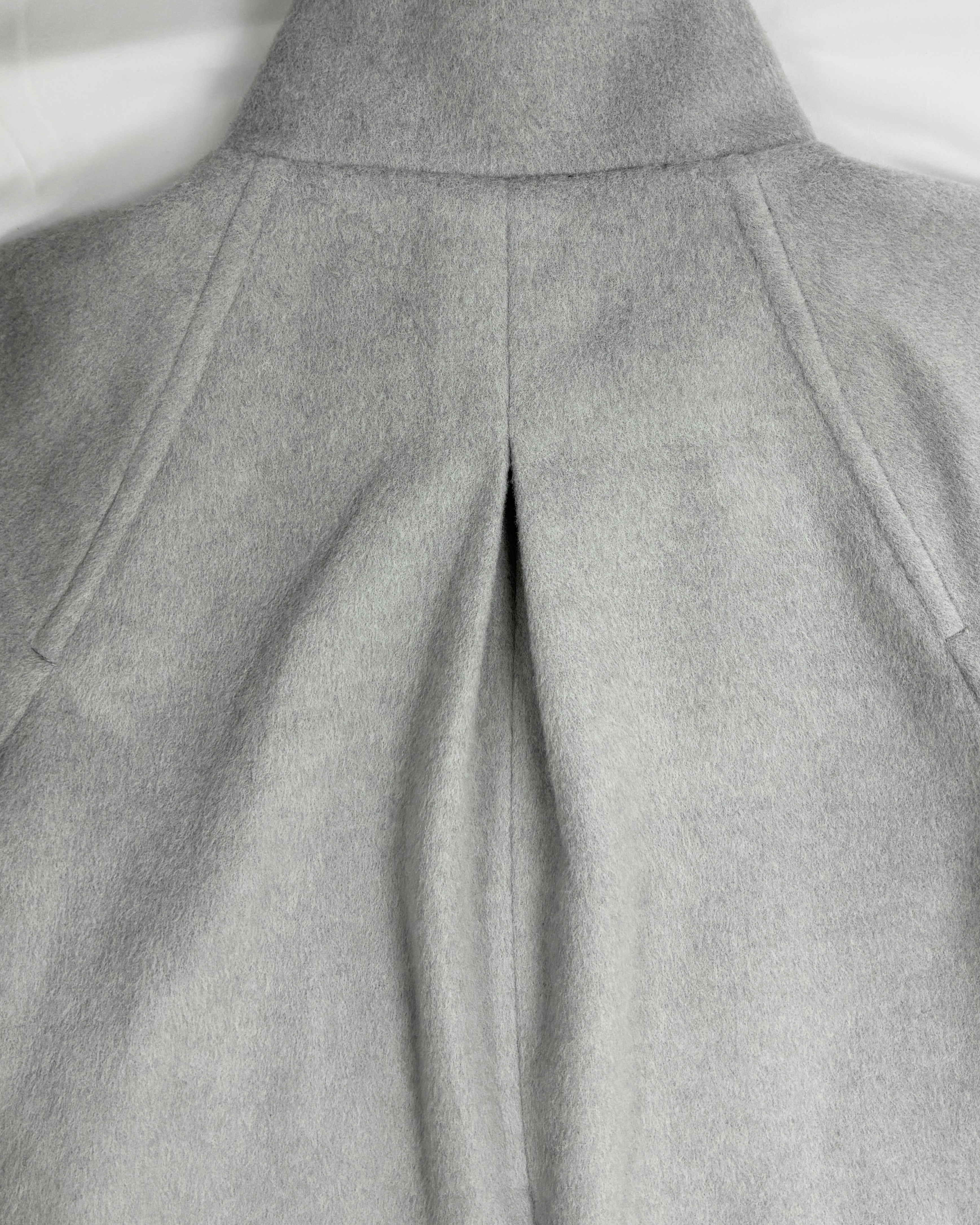 2Way支架领子侧皮带长外套