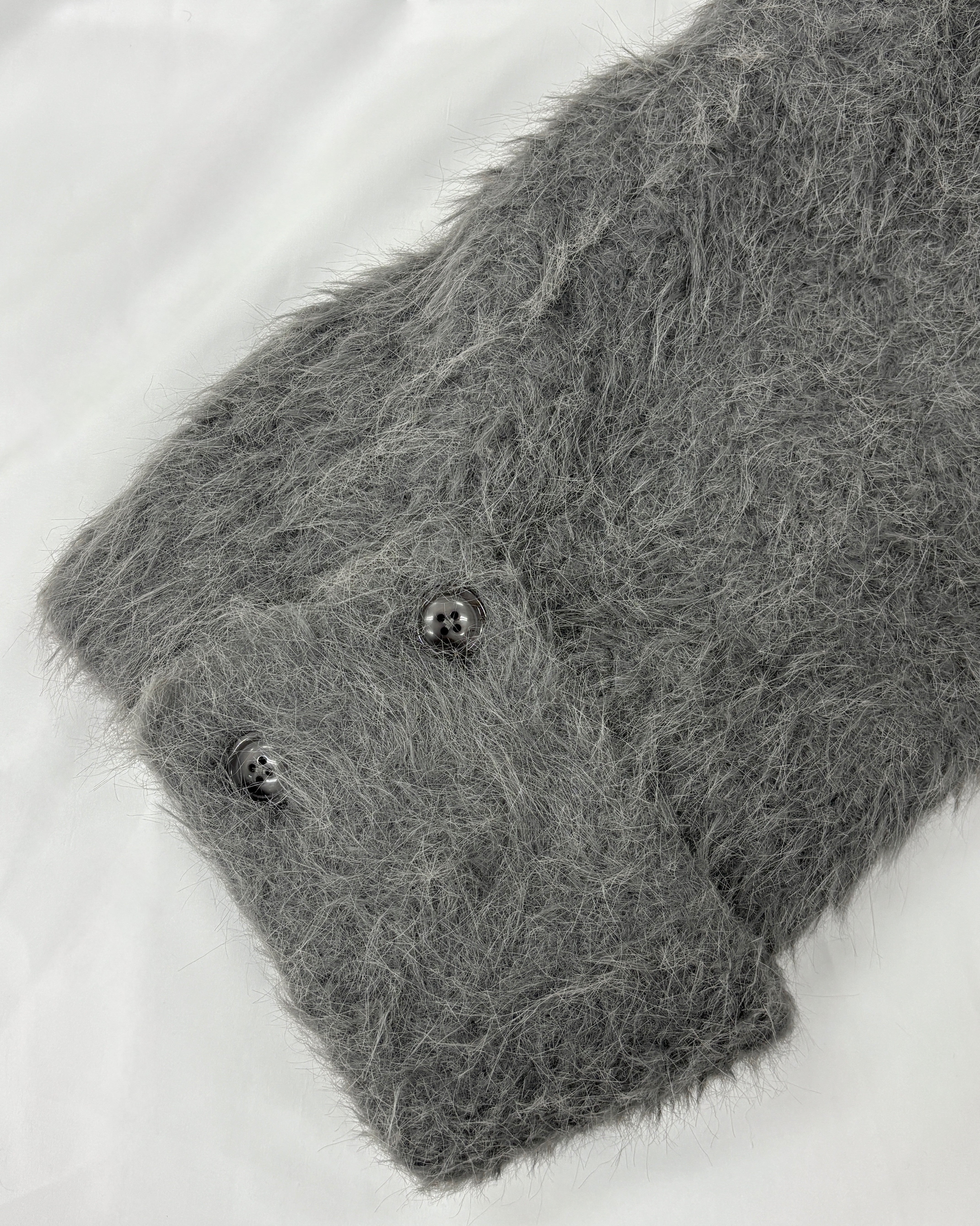 3way摊位衣领毛茸茸的外套