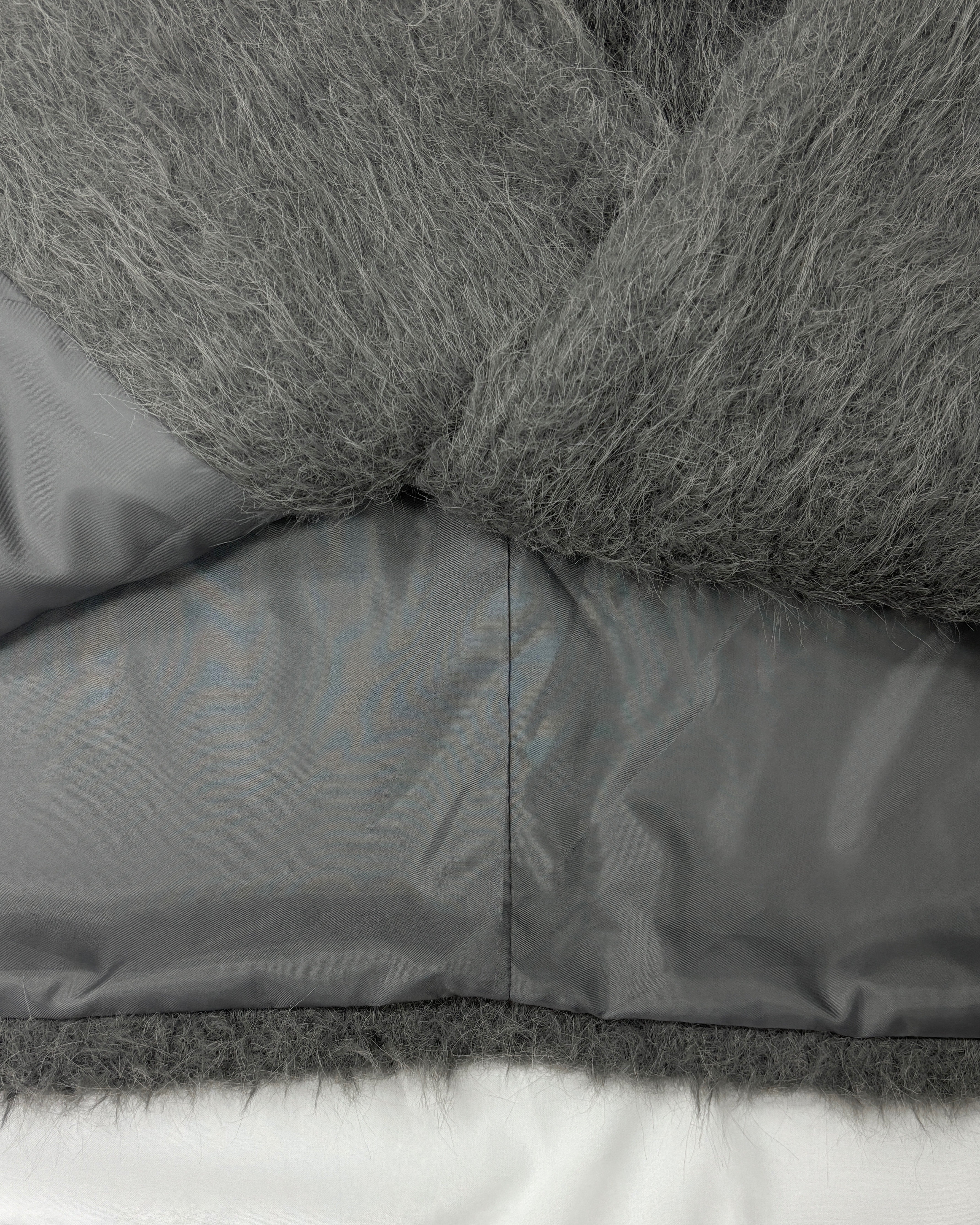 3wayスタンドカラーシャギーコート