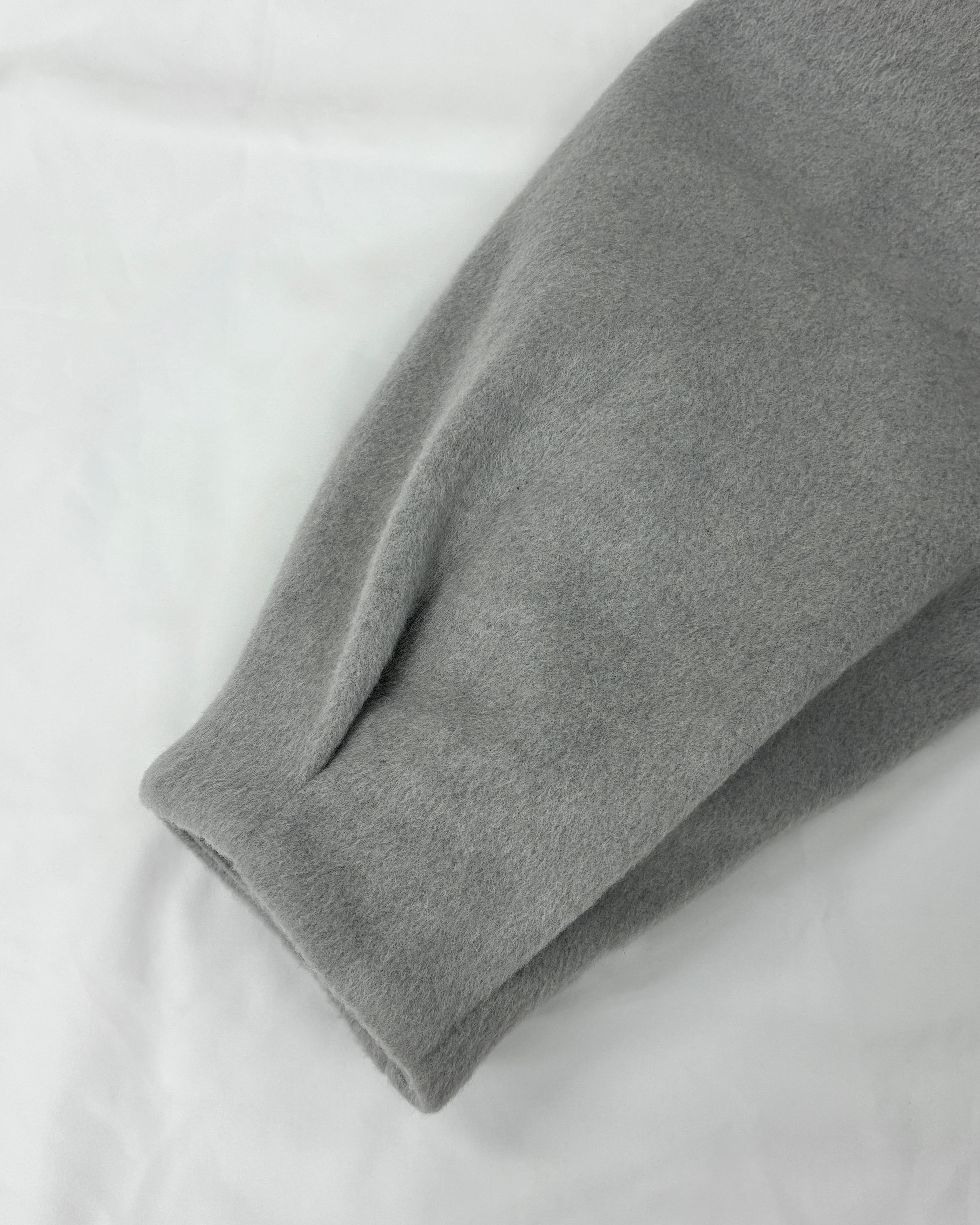 2Way支架领子侧皮带长外套