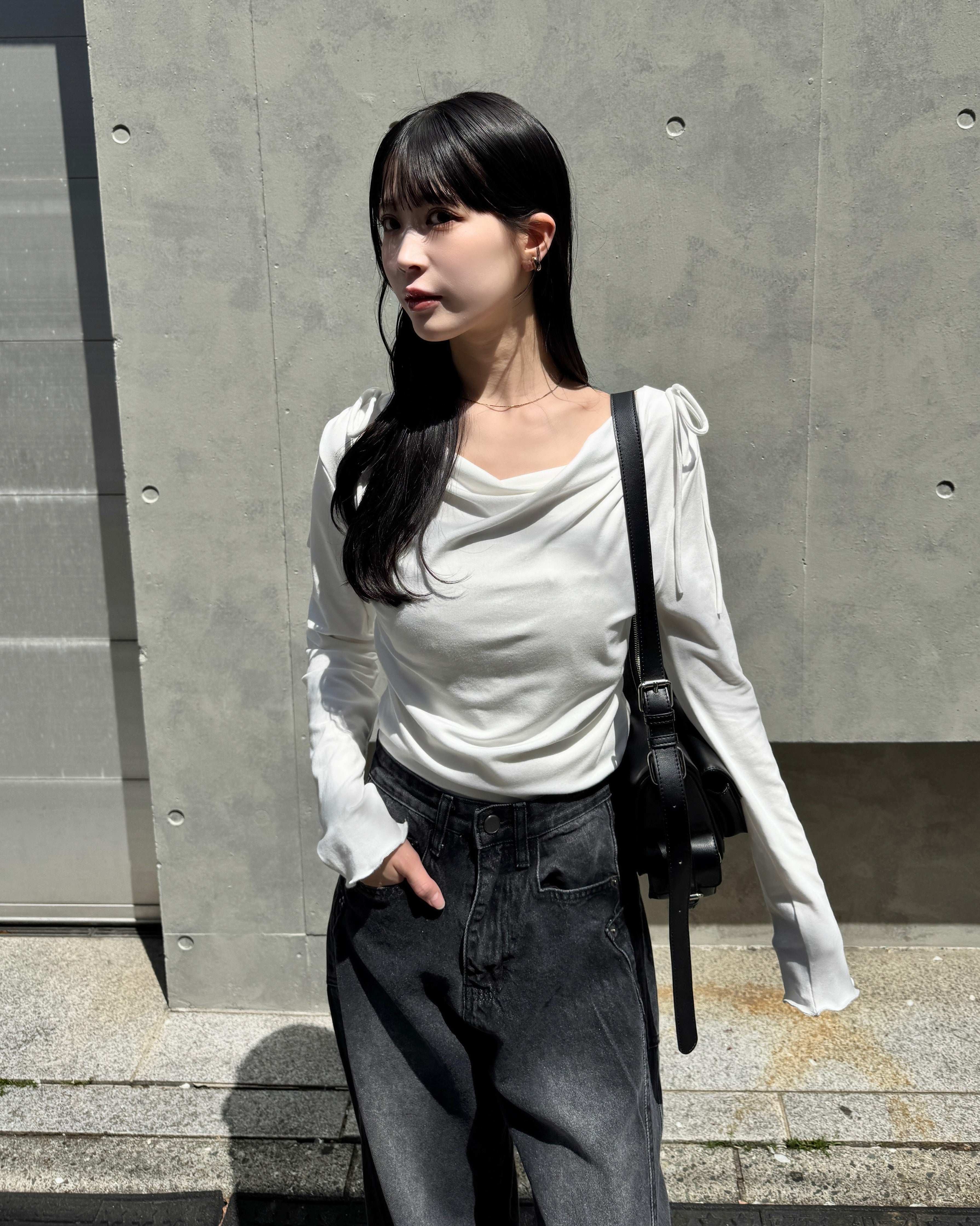 model:162cm/アイボリー