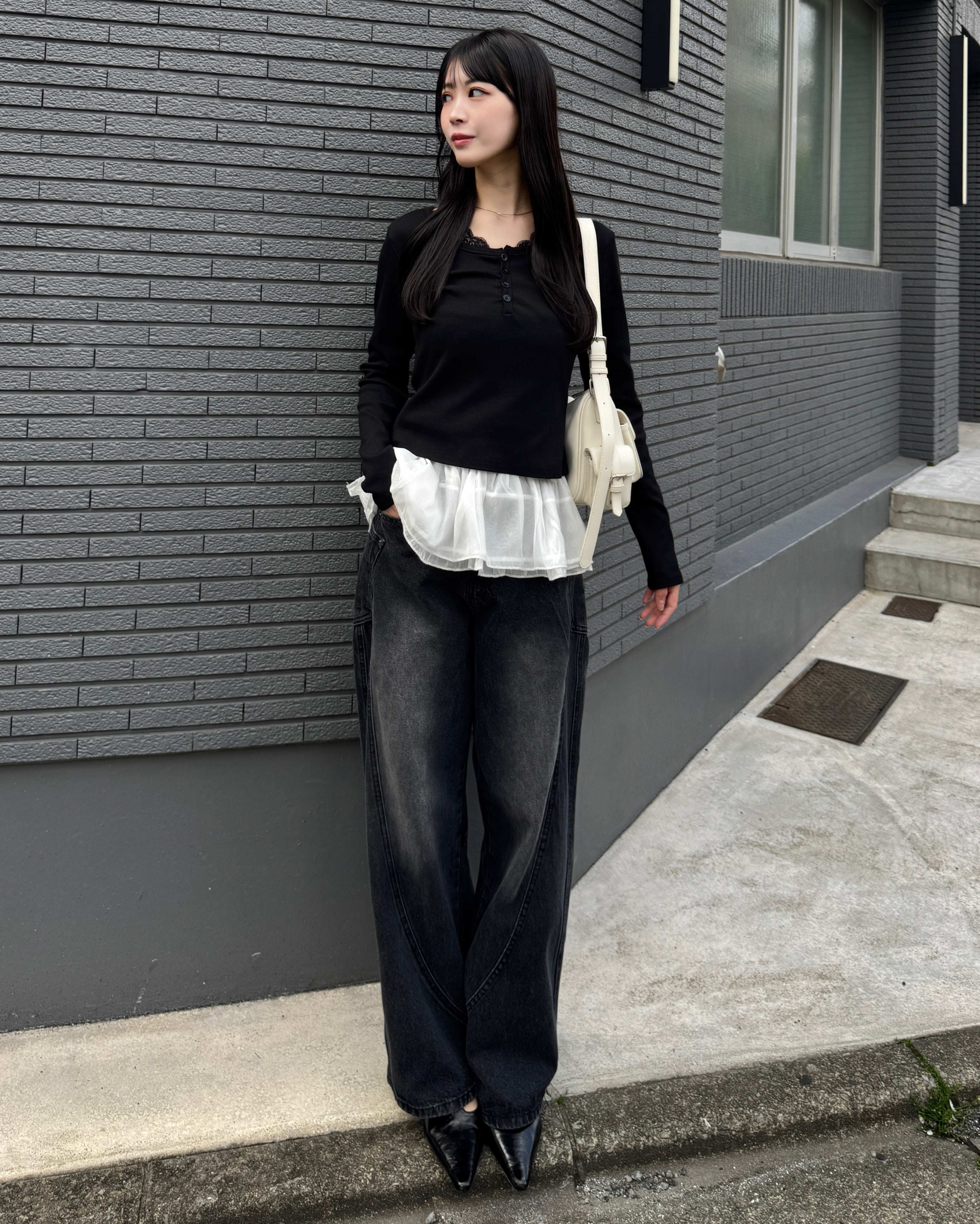 model:162cm/ブラックM