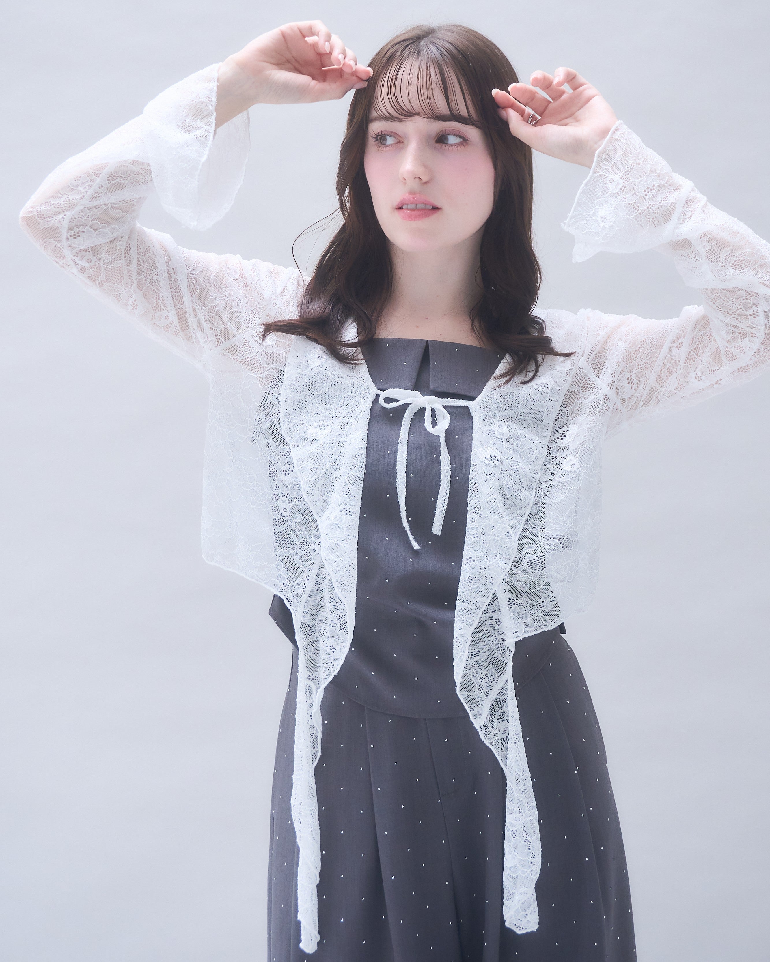 model:160cm/ホワイト