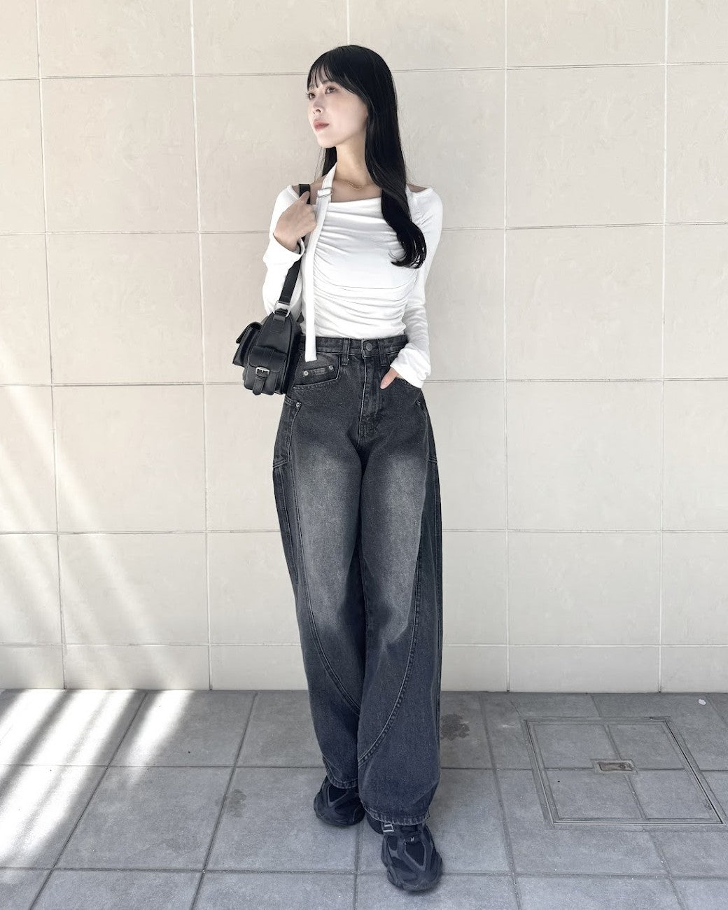 model:162cm/ブラックM