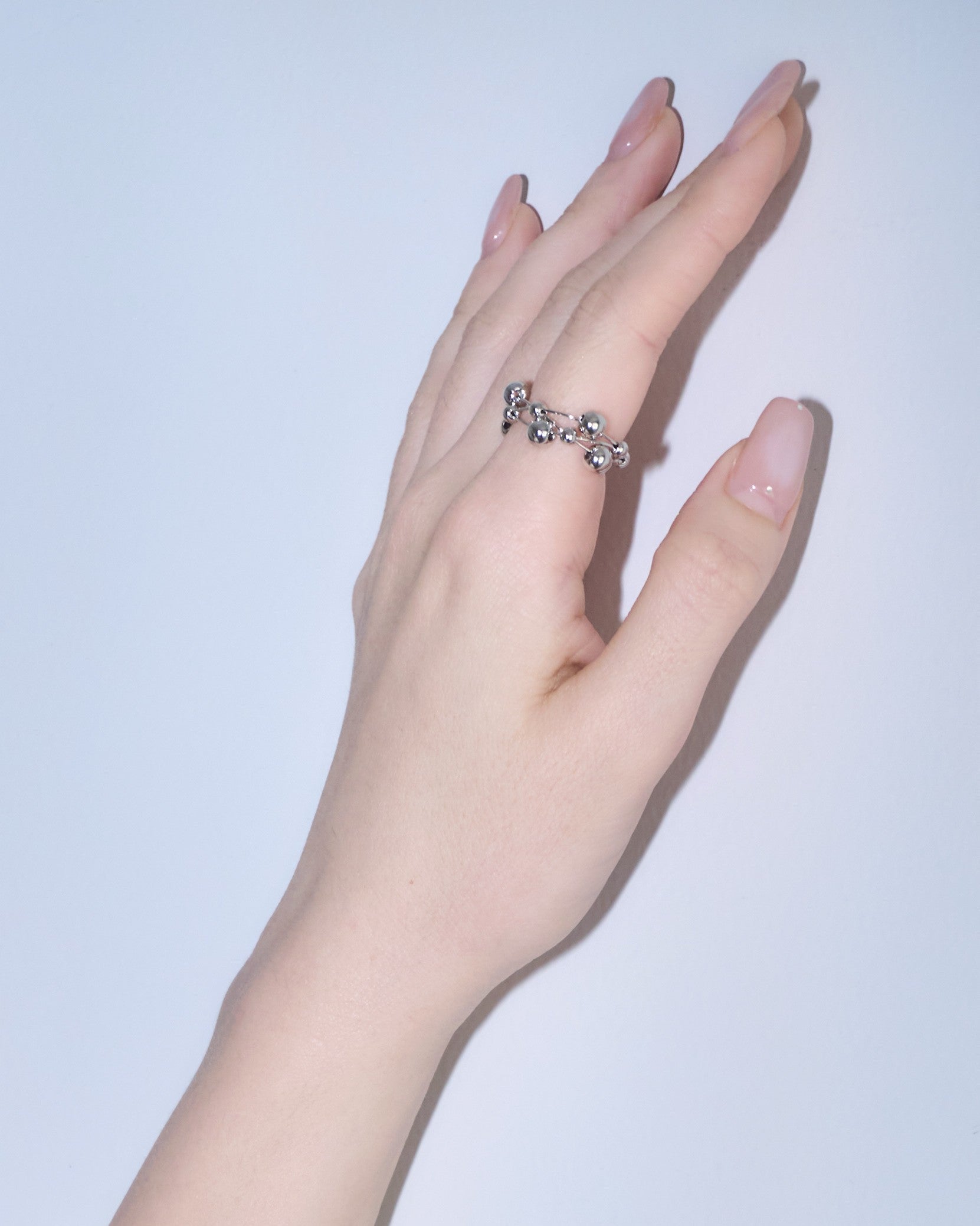 Random Bubble Metal Ring