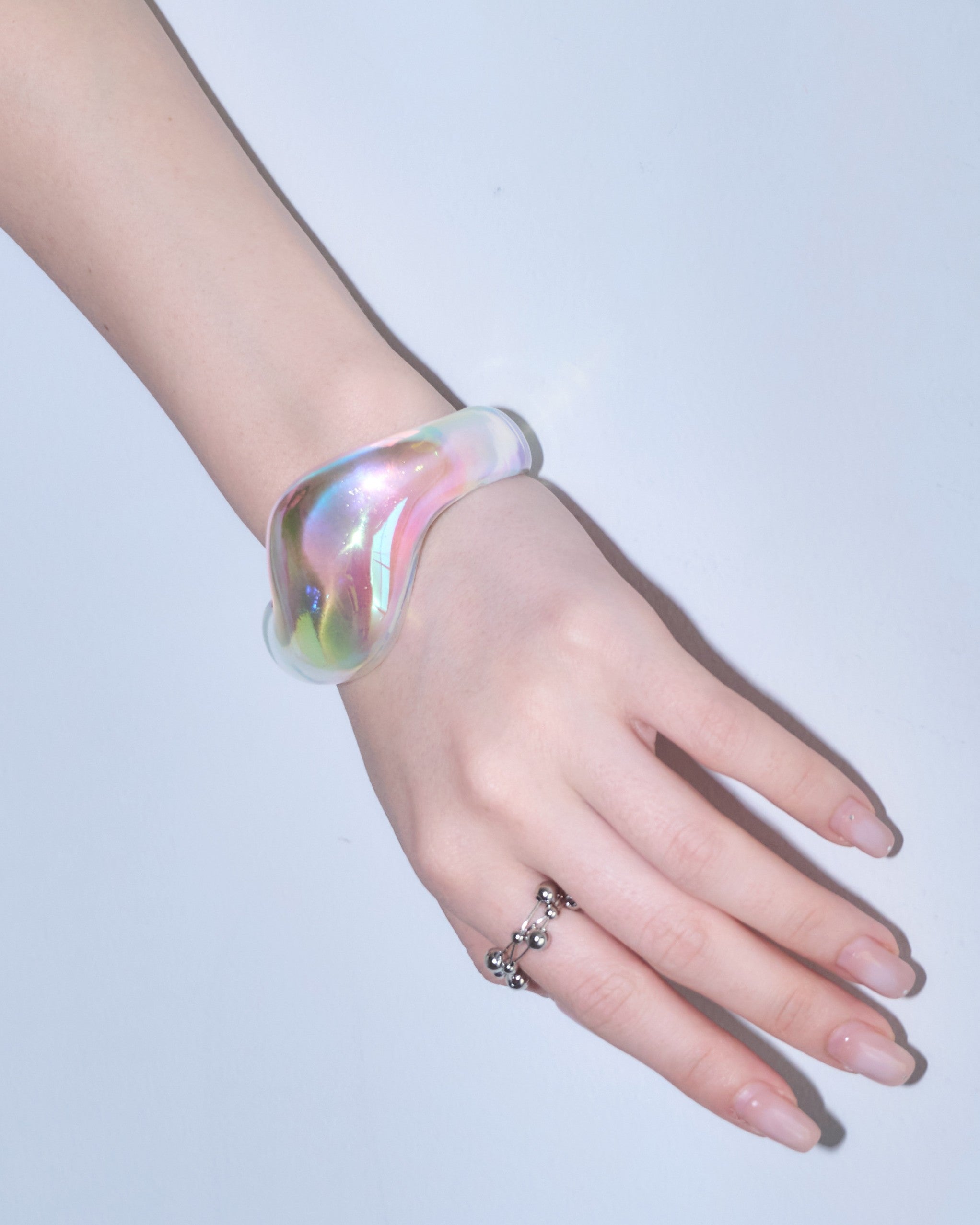 Random Bubble Metal Ring