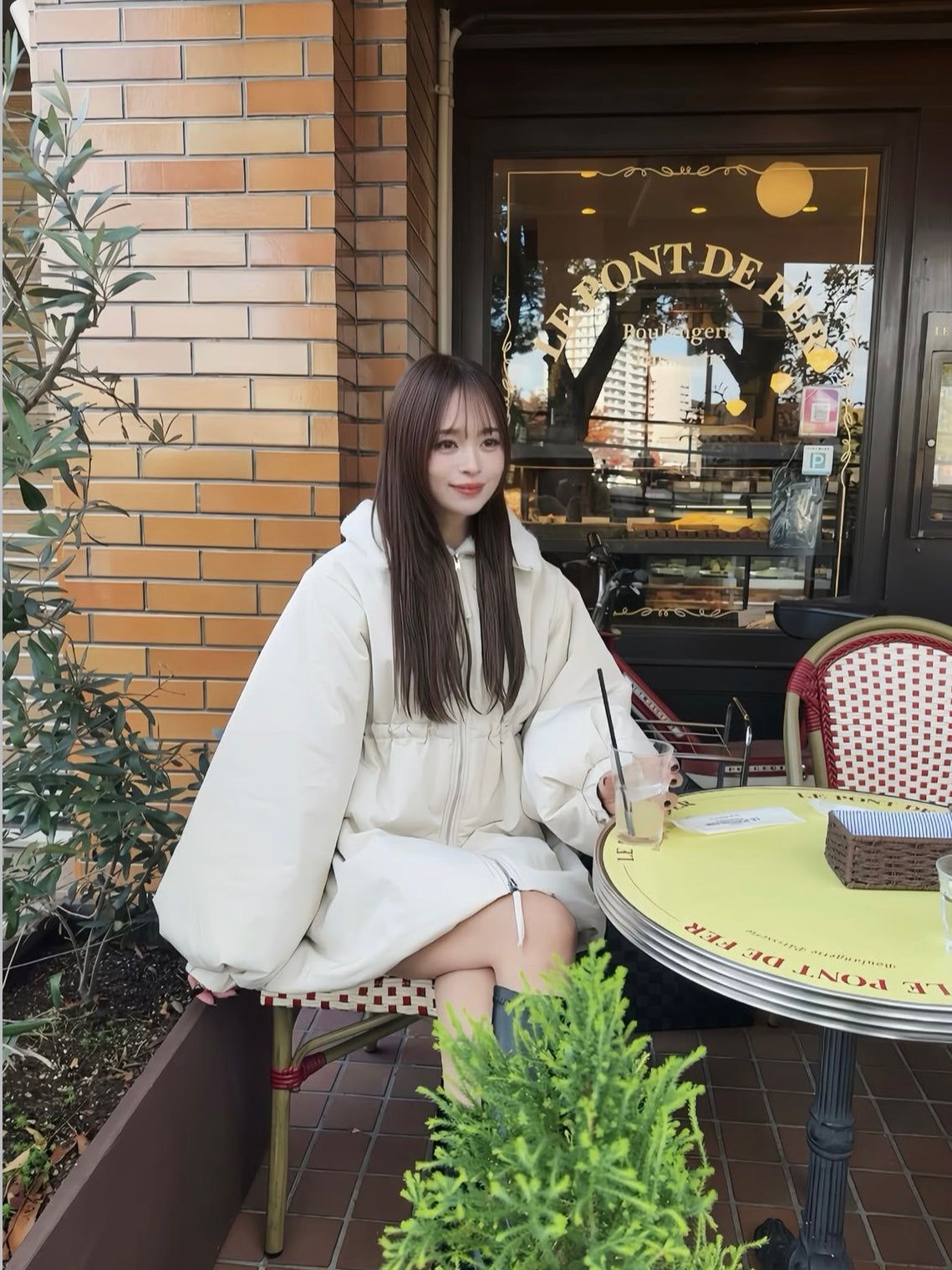 3wayドロスト中綿ダウンコート